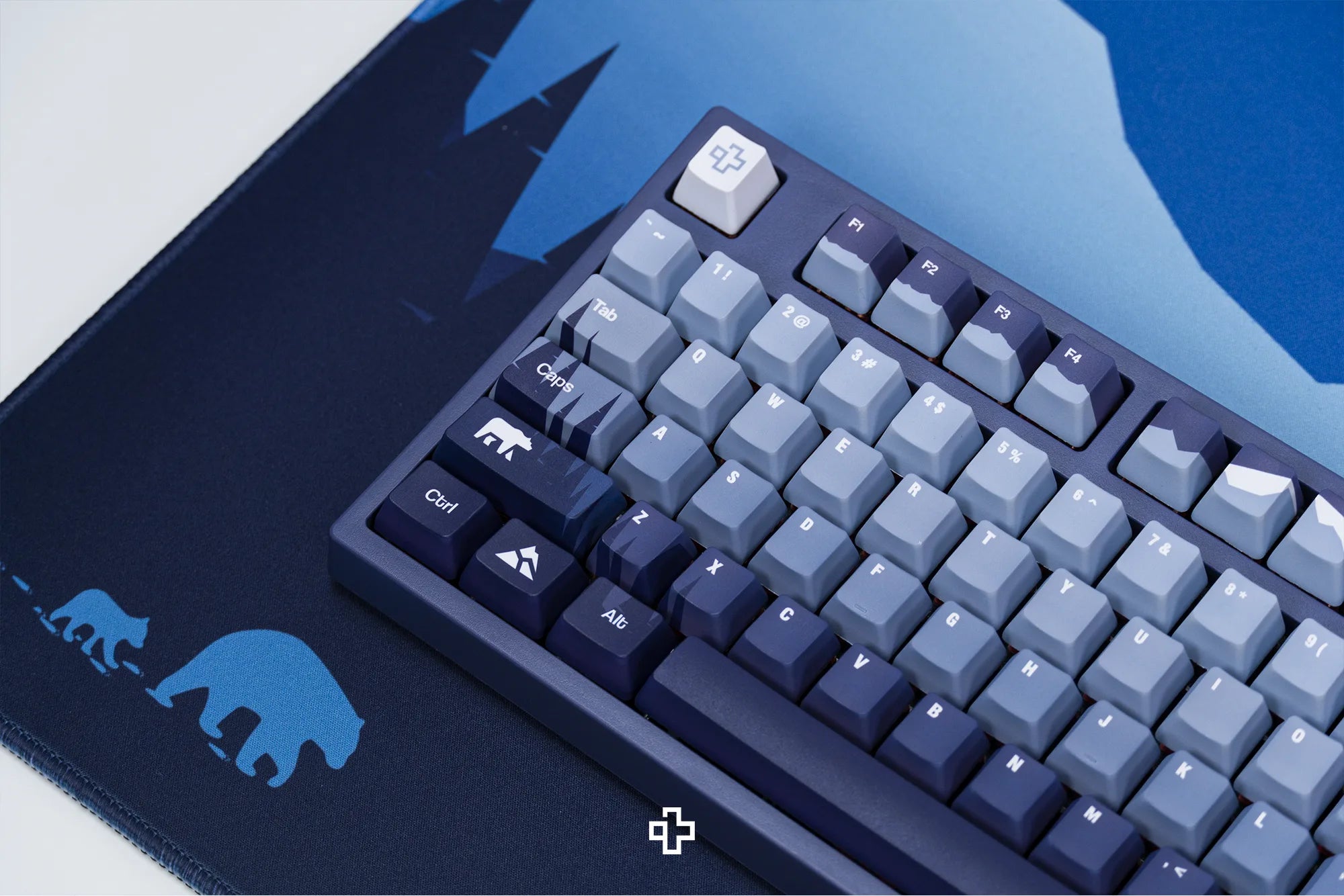 QwertyKey75 Carpathian Bluetooth Wireless Hotswap RGB VIA/QMK Gasket Mounted Gaming Mechanical Keyboard