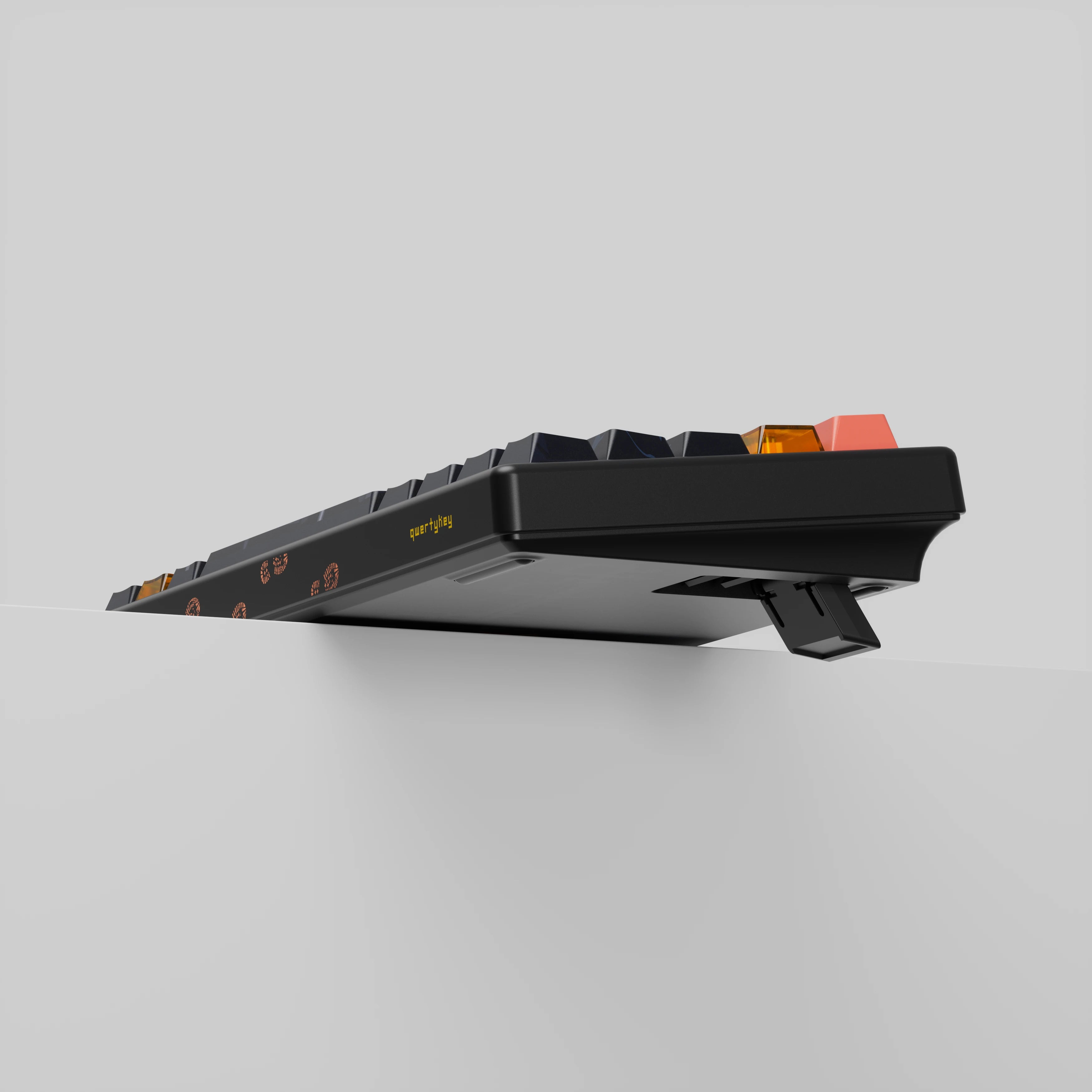 QwertyKey61 PRO Fallout Bluetooth Wireless Hotswap RGB VIA Mechanical Gaming Keyboard