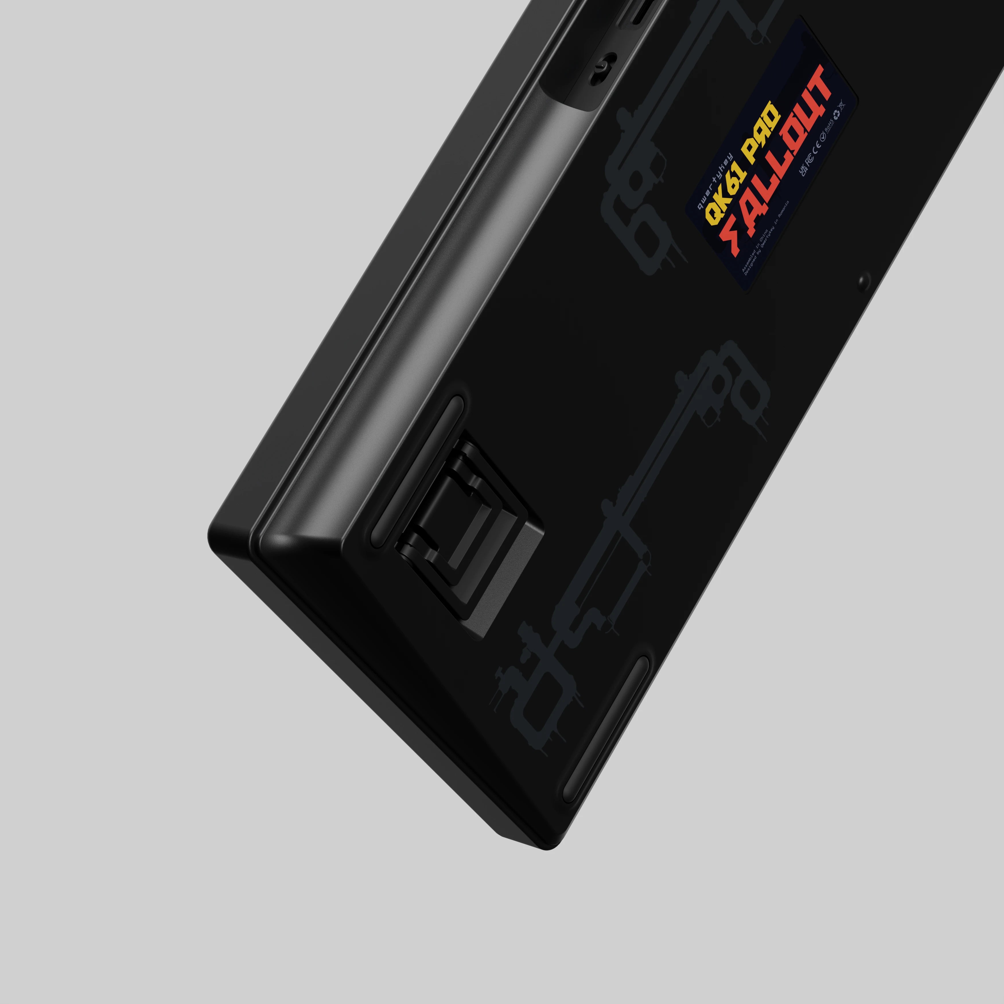 QwertyKey61 PRO Fallout Bluetooth Wireless Hotswap RGB VIA Mechanical Gaming Keyboard