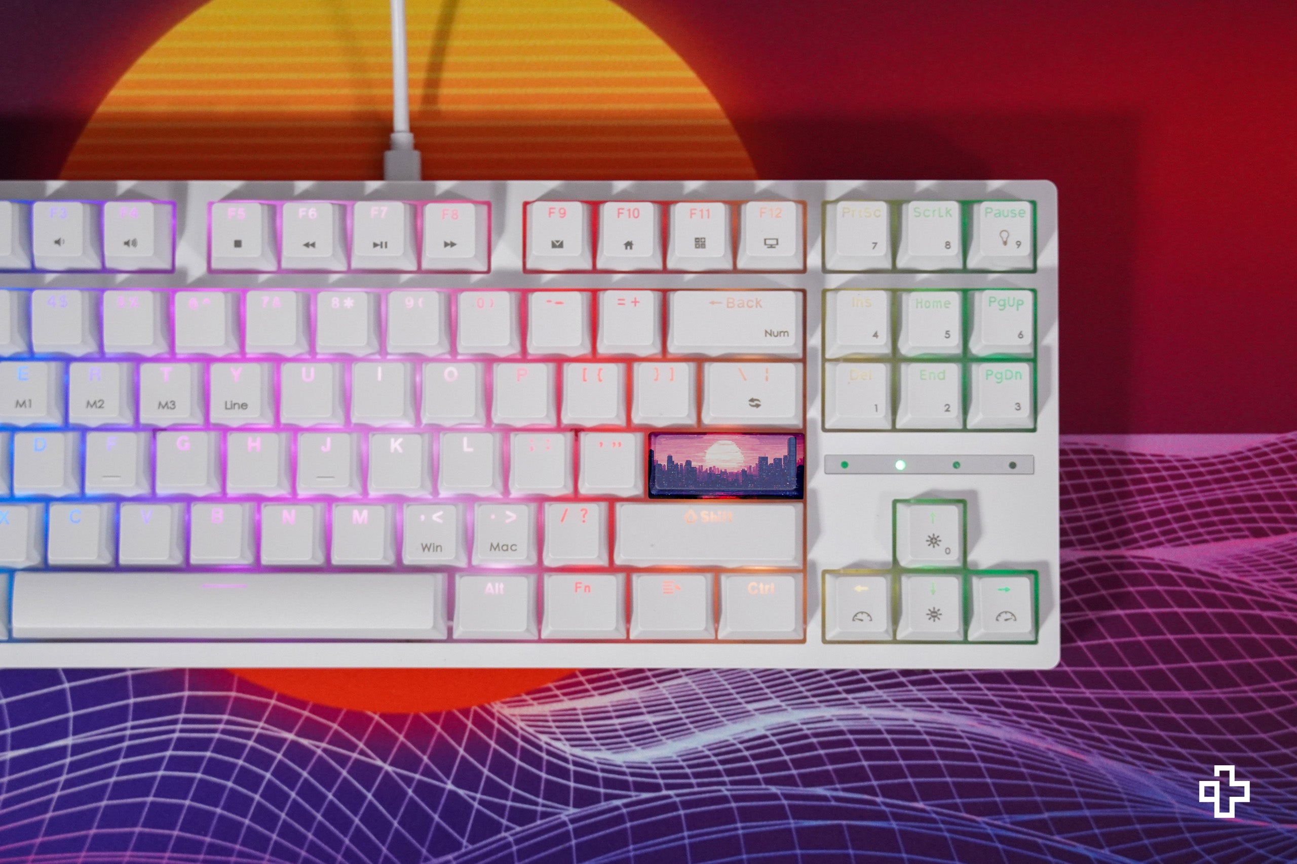 QwertyKey H87 Alba Bluetooth Wireless Hotswap RGB Tastatura Mecanica Gaming