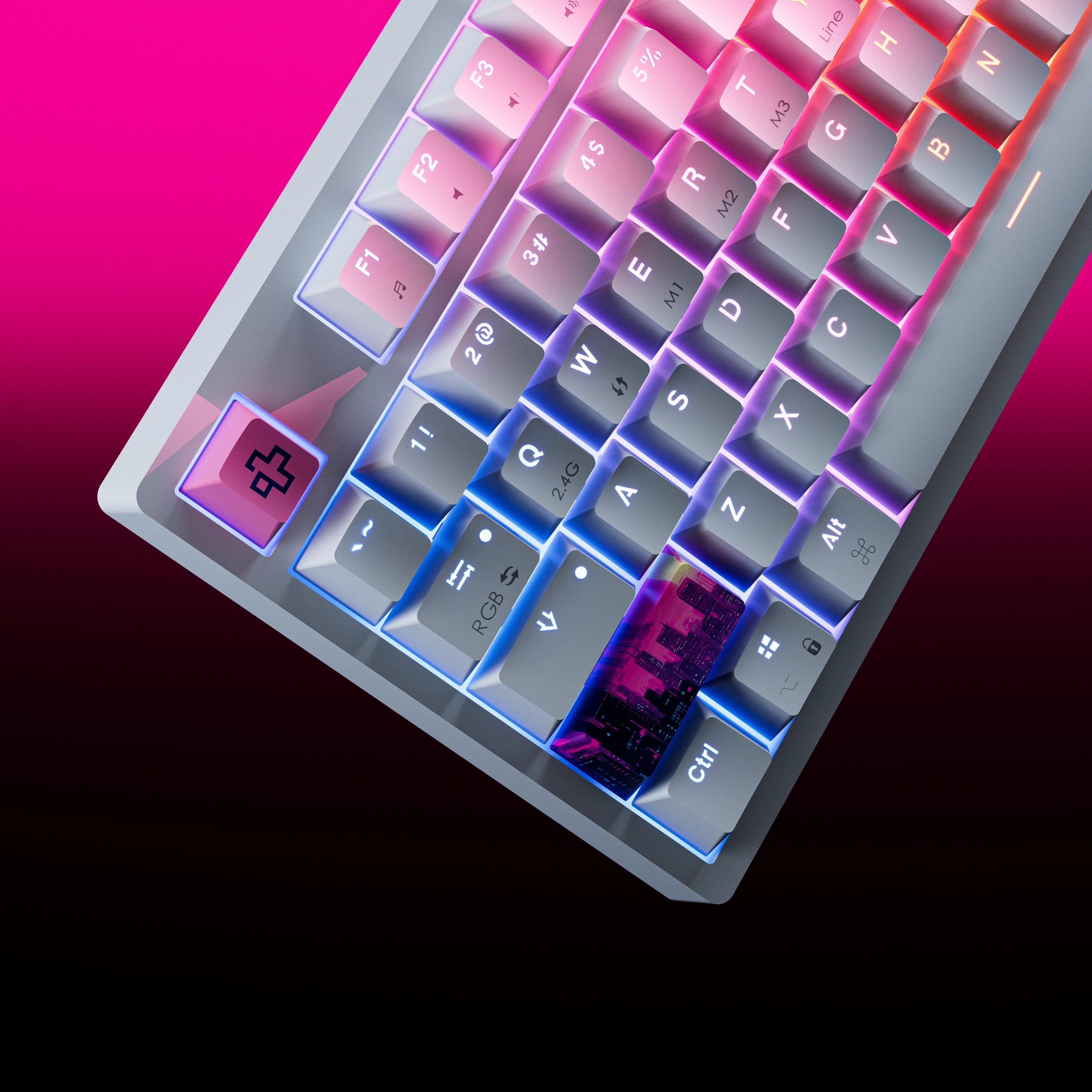 QwertyKey H87 Alba Bluetooth Wireless Hotswap RGB Gaming Mechanical Keyboard