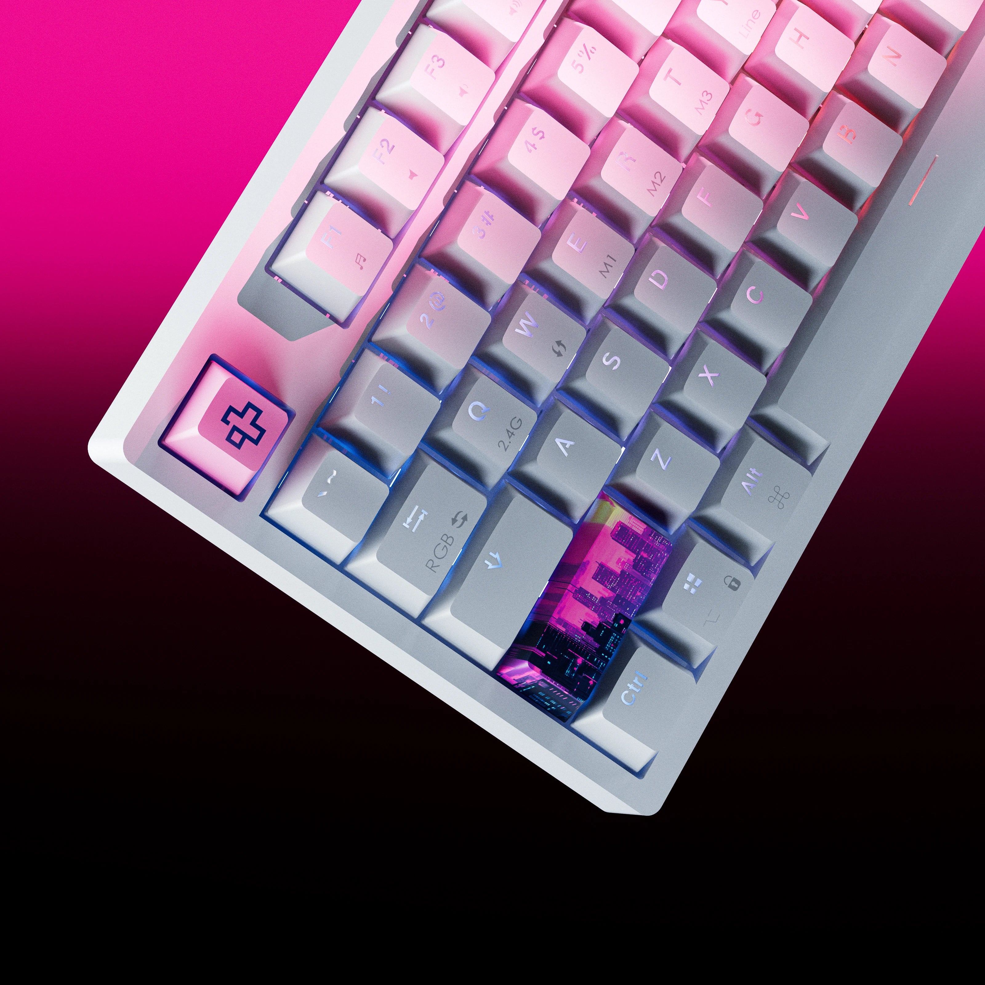 QwertyKey H87 Alba Bluetooth Wireless Hotswap RGB Tastatura Mecanica Gaming