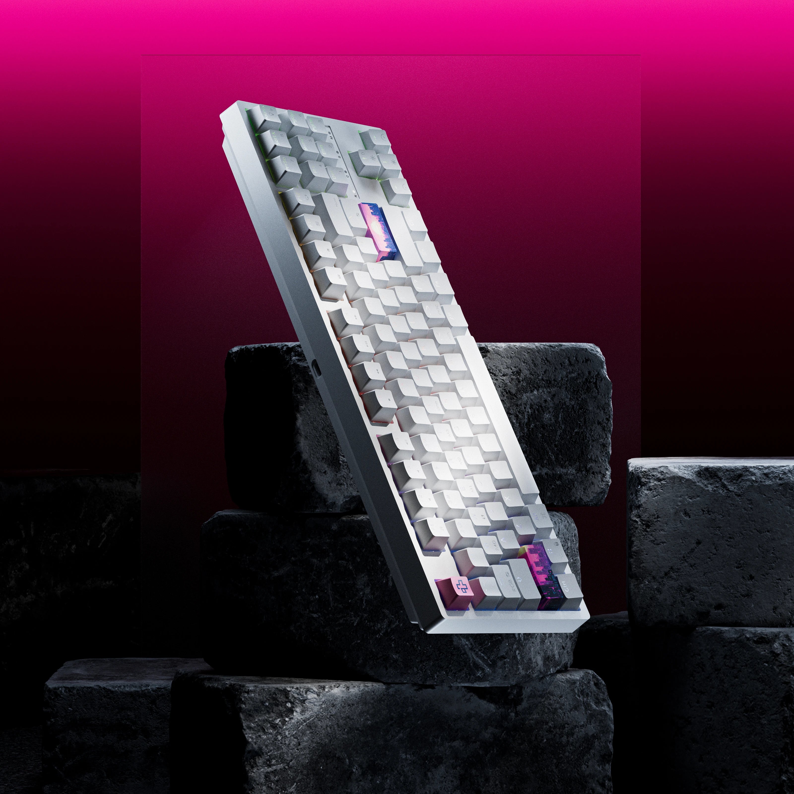 QwertyKey H87 Alba Bluetooth Wireless Hotswap RGB Tastatura Mecanica Gaming