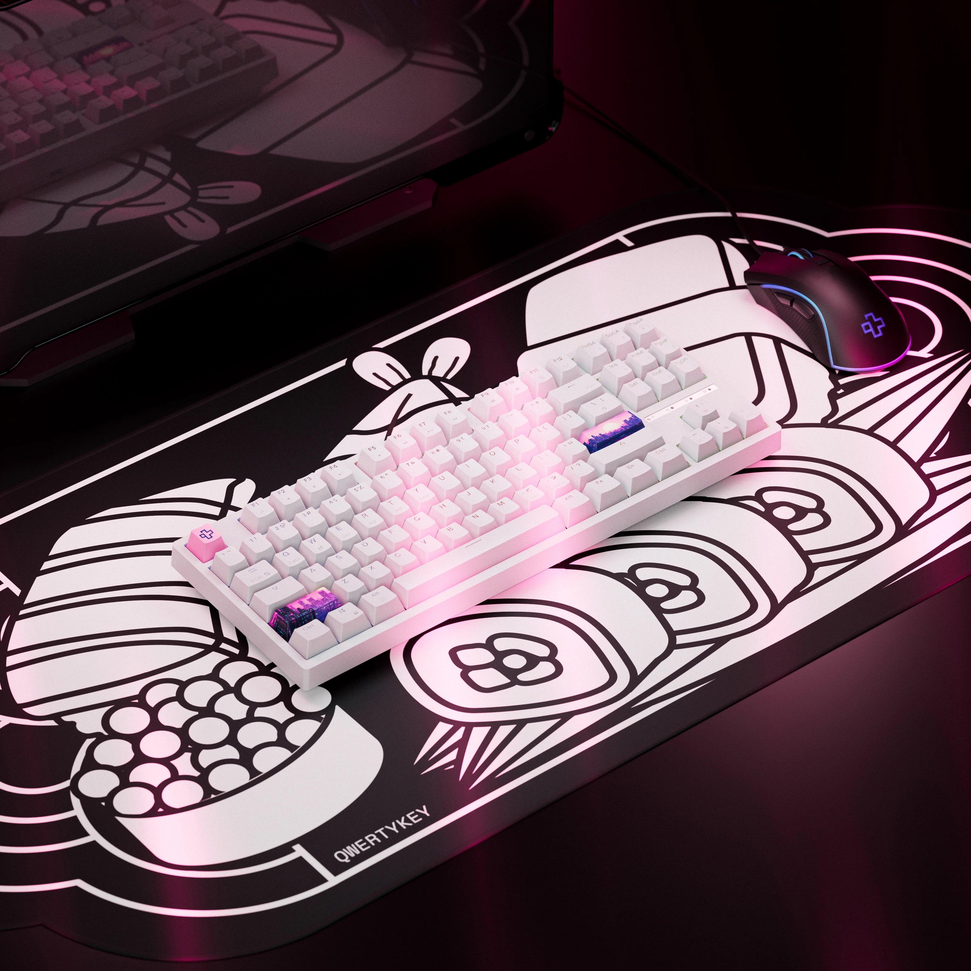 QwertyKey H87 Alba Bluetooth Wireless Hotswap RGB Gaming Mechanical Keyboard