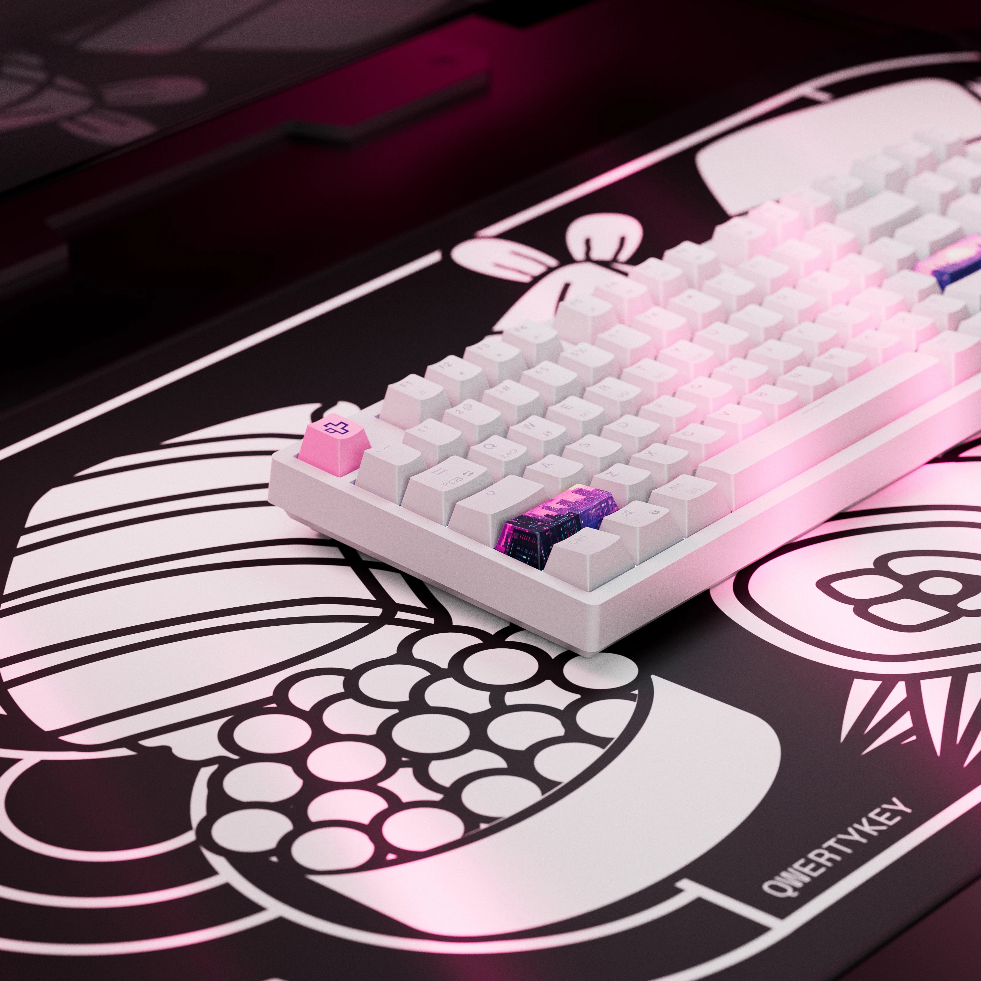 QwertyKey H87 Alba Bluetooth Wireless Hotswap RGB Tastatura Mecanica Gaming