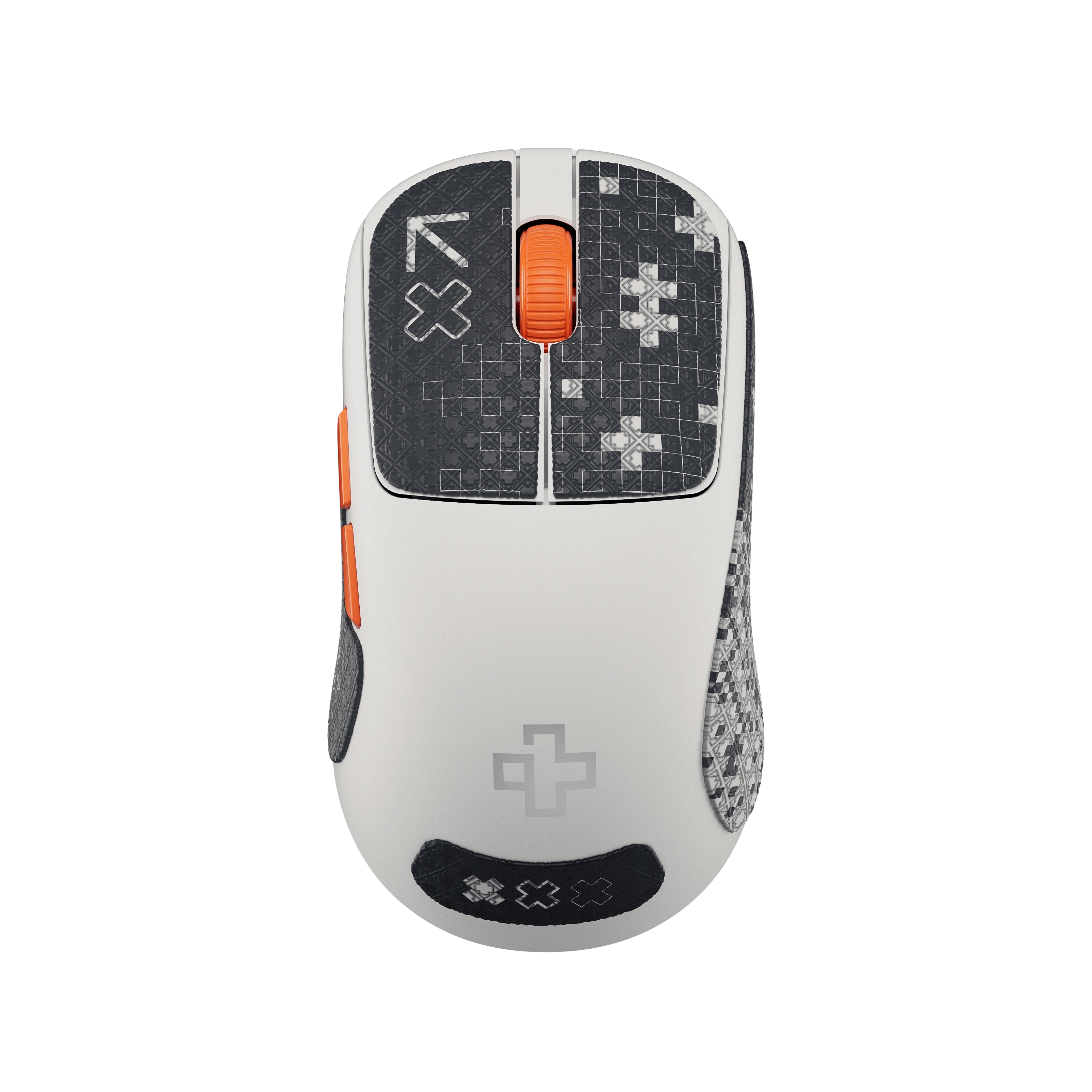 QwertyKey Falcon White Gaming Mouse 8K, 30,000 DPI, Bluetooth Wireless Tri-Mode, Pixart 3950
