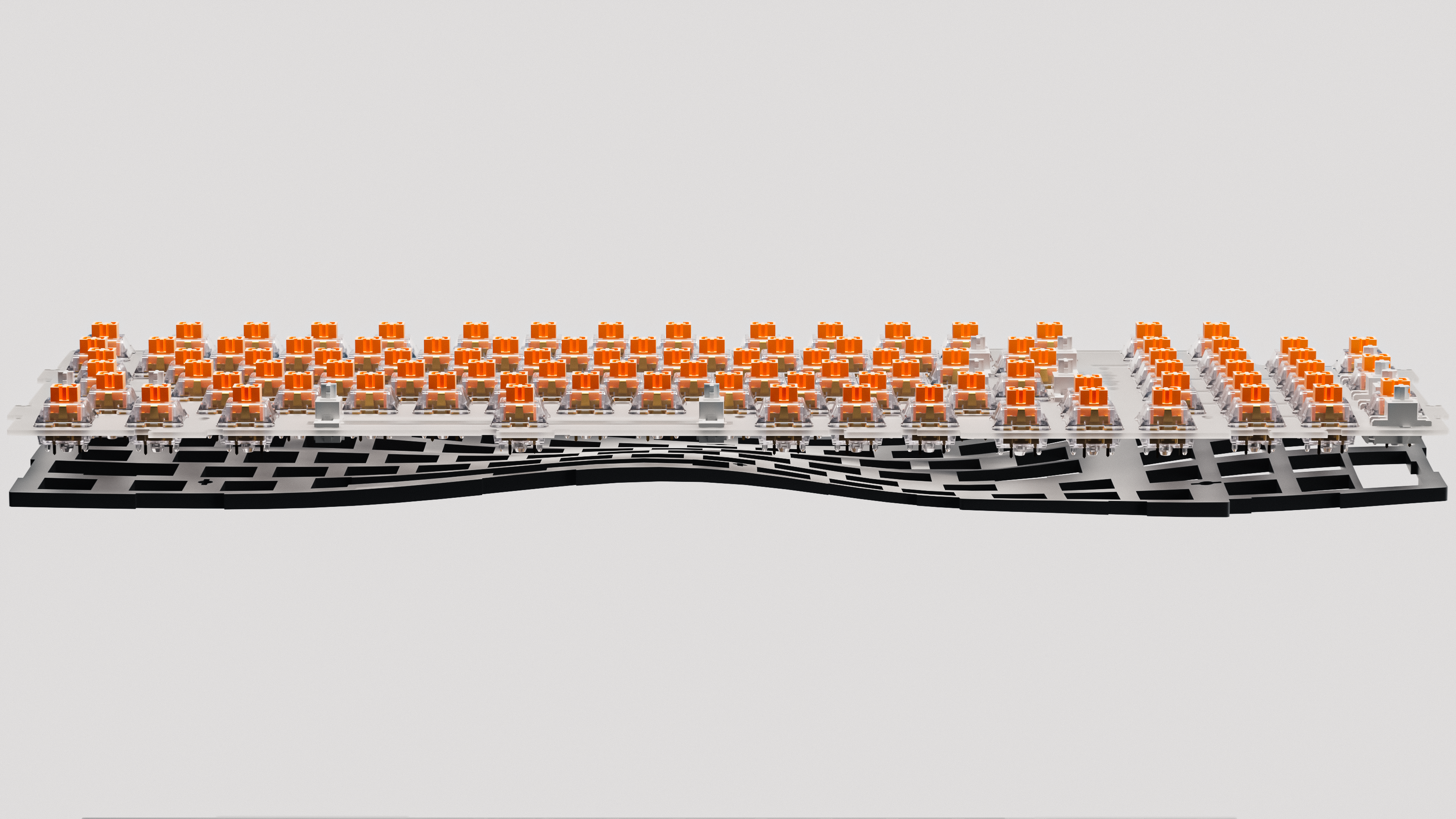 QwertyKey100 Apex Hotswap RGB Pixel Screen Bluetooth Gasket Mount Mechanical Gaming Keyboard