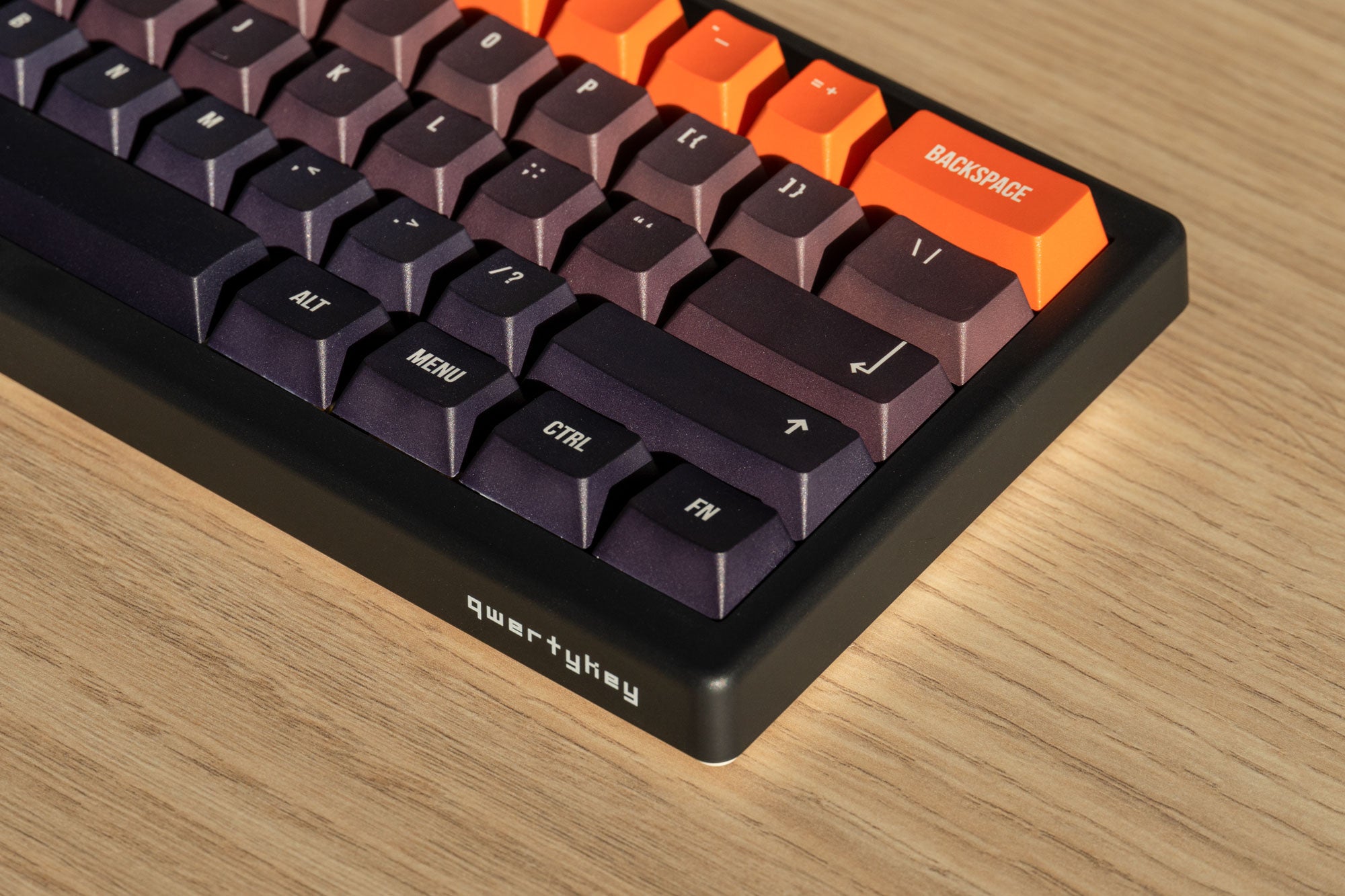 QwertyKey61 PRO Black Hotswap RGB VIA Gasket Mounted Gaming Mechanical Keyboard