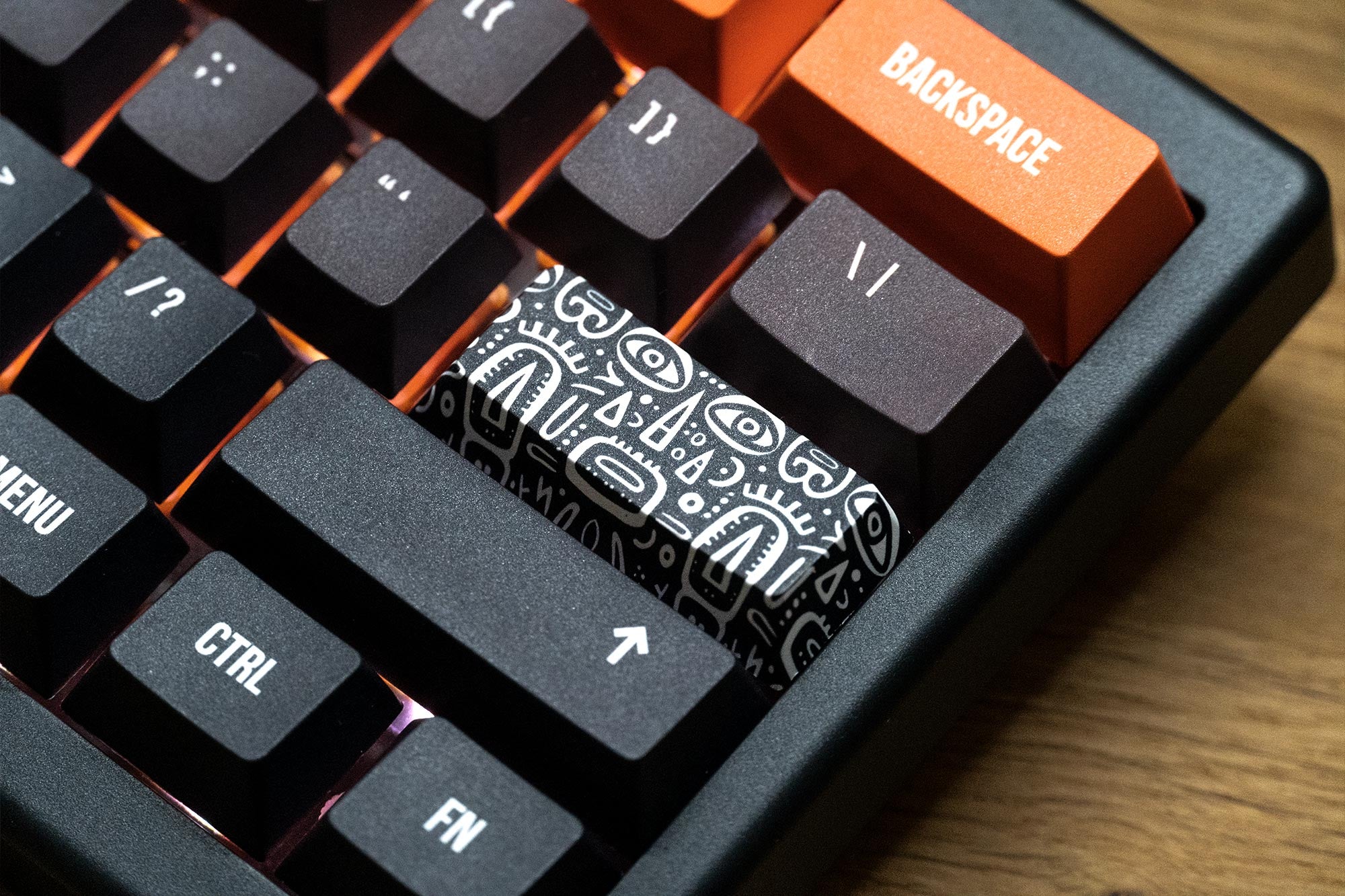 QwertyKey61 PRO Black Hotswap RGB VIA Gasket Mounted Gaming Mechanical Keyboard