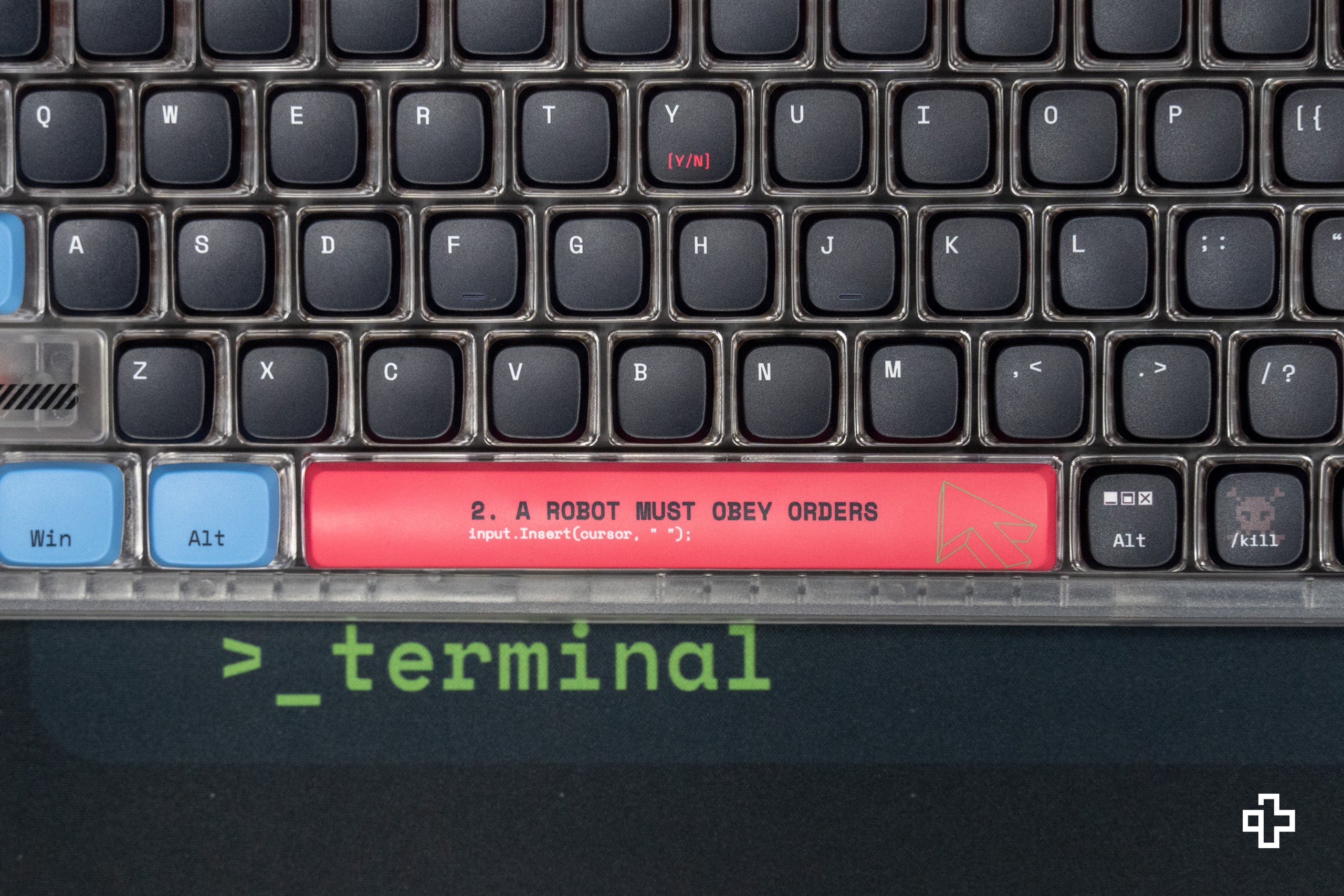 QwertyKey75 Terminal Bluetooth Wireless Hotswap RGB VIA/QMK Gasket Mounted Gaming Mechanical Keyboard