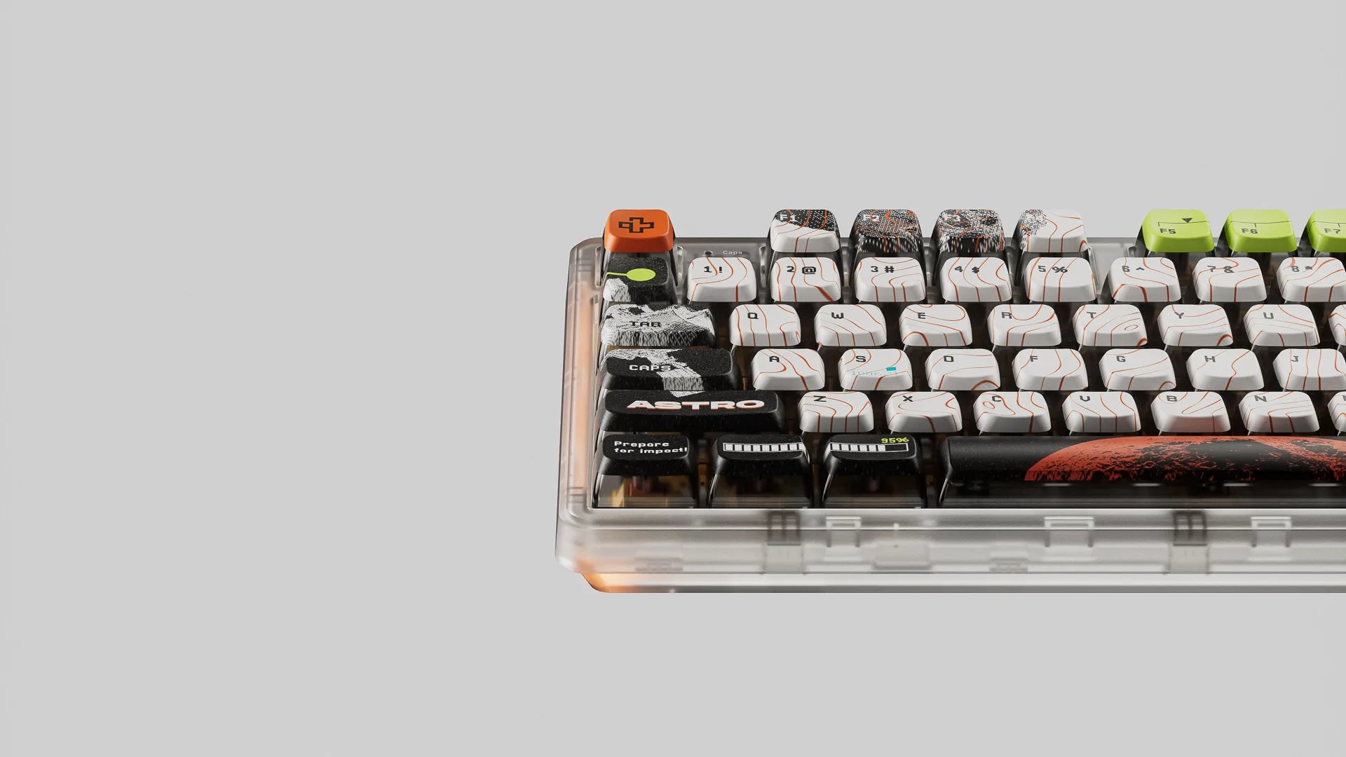 QwertyKey80 Astro Bluetooth Wireless Hotswap RGB QMK/VIA-L Gasket Mounted Gaming Mechanical Keyboard with Screen