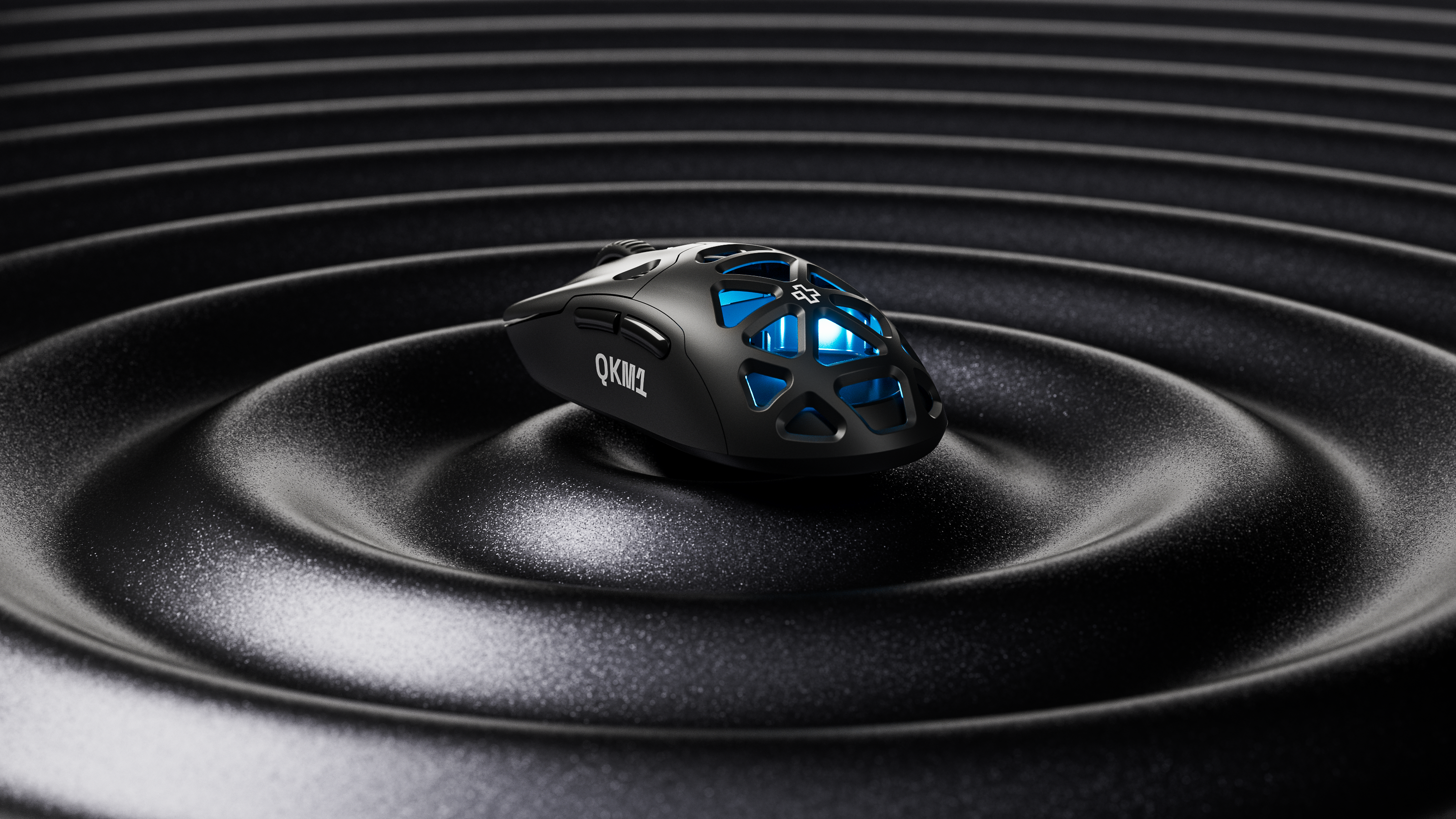 Mouse QwertyKey QKM1 Wireless Bluetooth Charging Dock Black