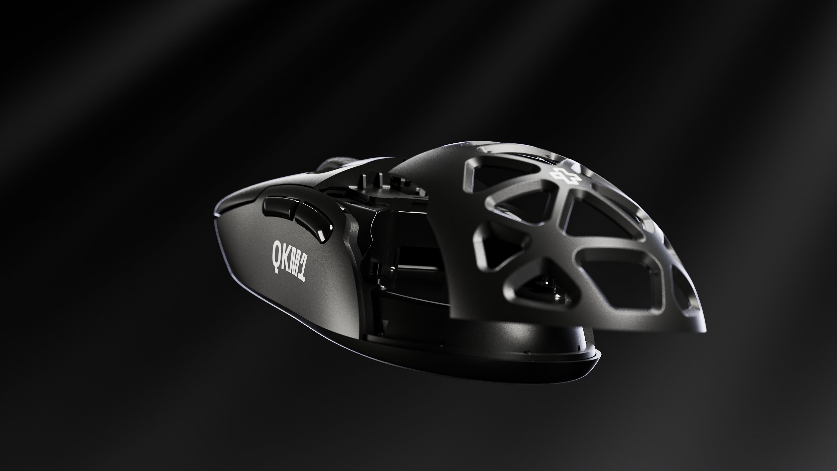 Mouse QwertyKey QKM1 Wireless Bluetooth Charging Dock Black