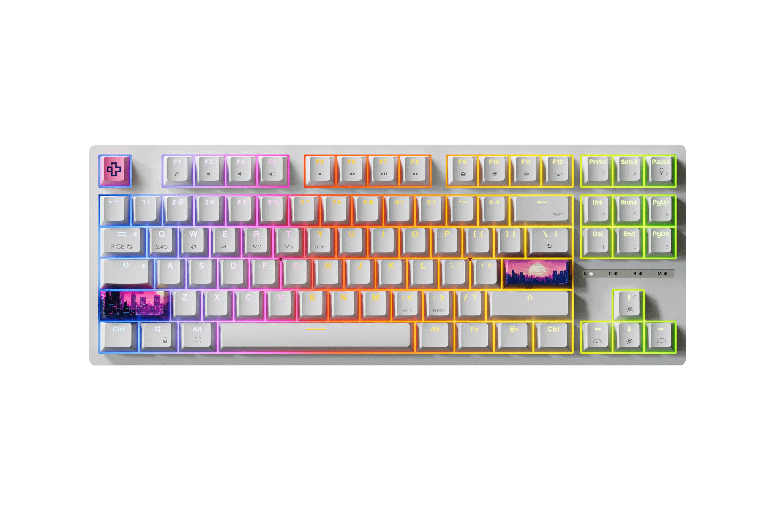 QwertyKey H87 Alba Bluetooth Wireless Hotswap RGB Tastatura Mecanica Gaming