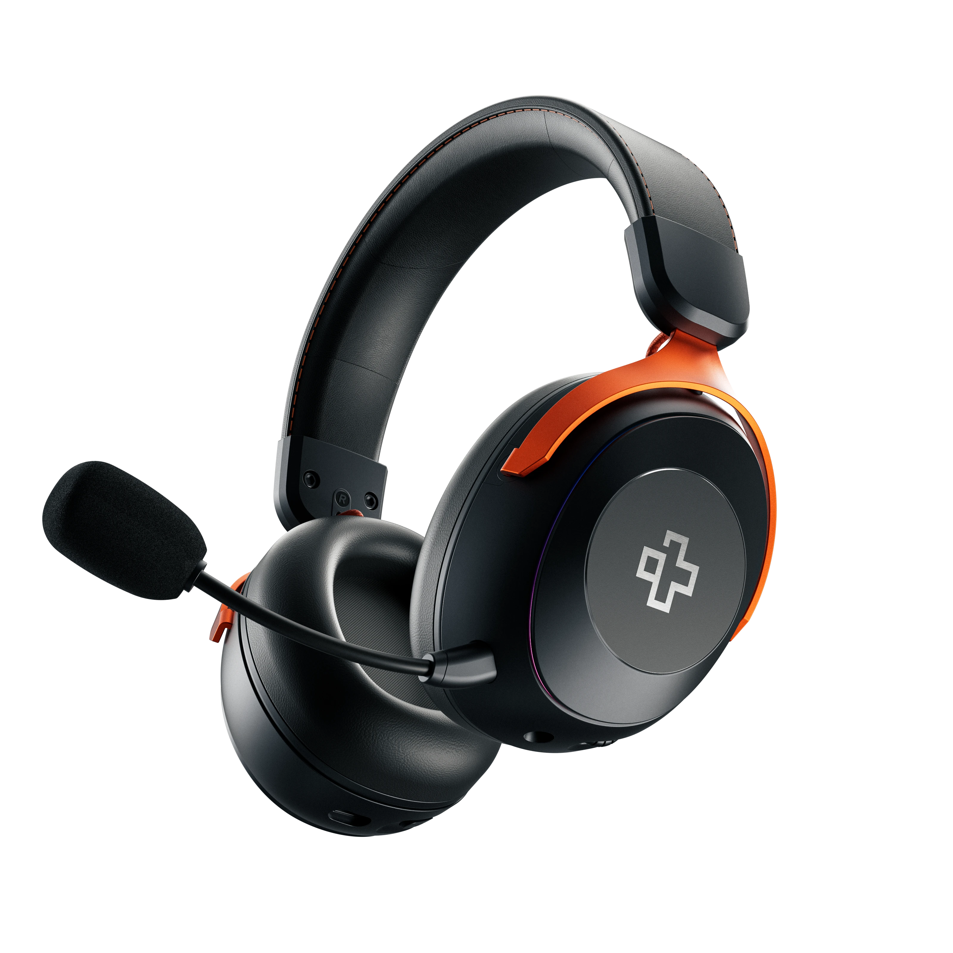 QwertyKey Pulse Wireless Gaming Headset, Trio Mode, RGB, Software, AI Noise Canceling Microphone