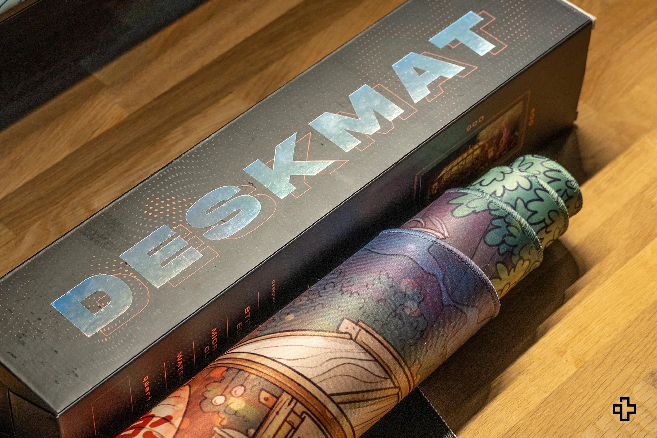 Deskmat Mousepad QwertyKey Ramen 4mm stitched edges