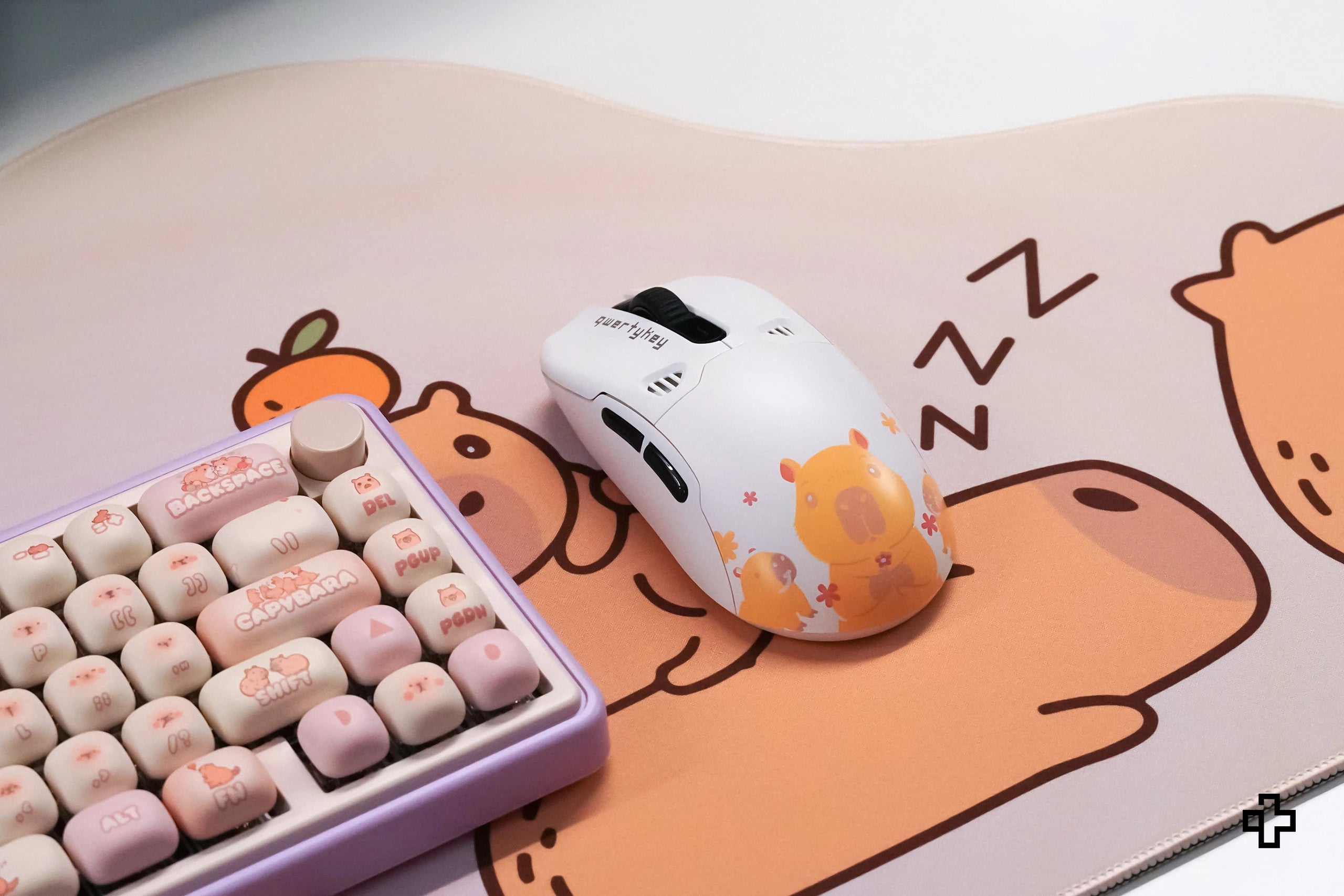 Cover Mouse QKM1 Capybara Alb