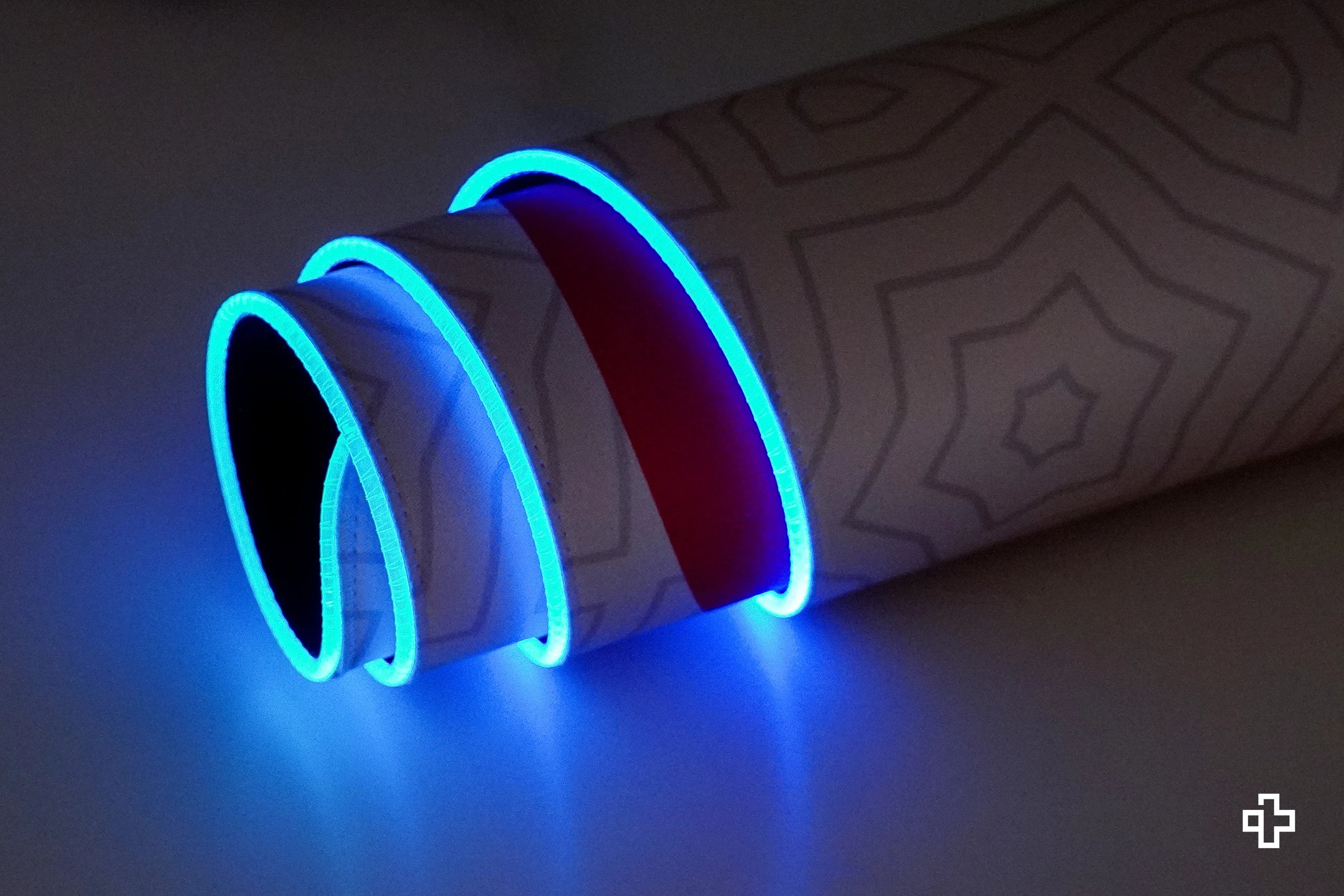 Deskmat Mousepad QwertyKey Sharingan Eye RGB 4mm stitched edges
