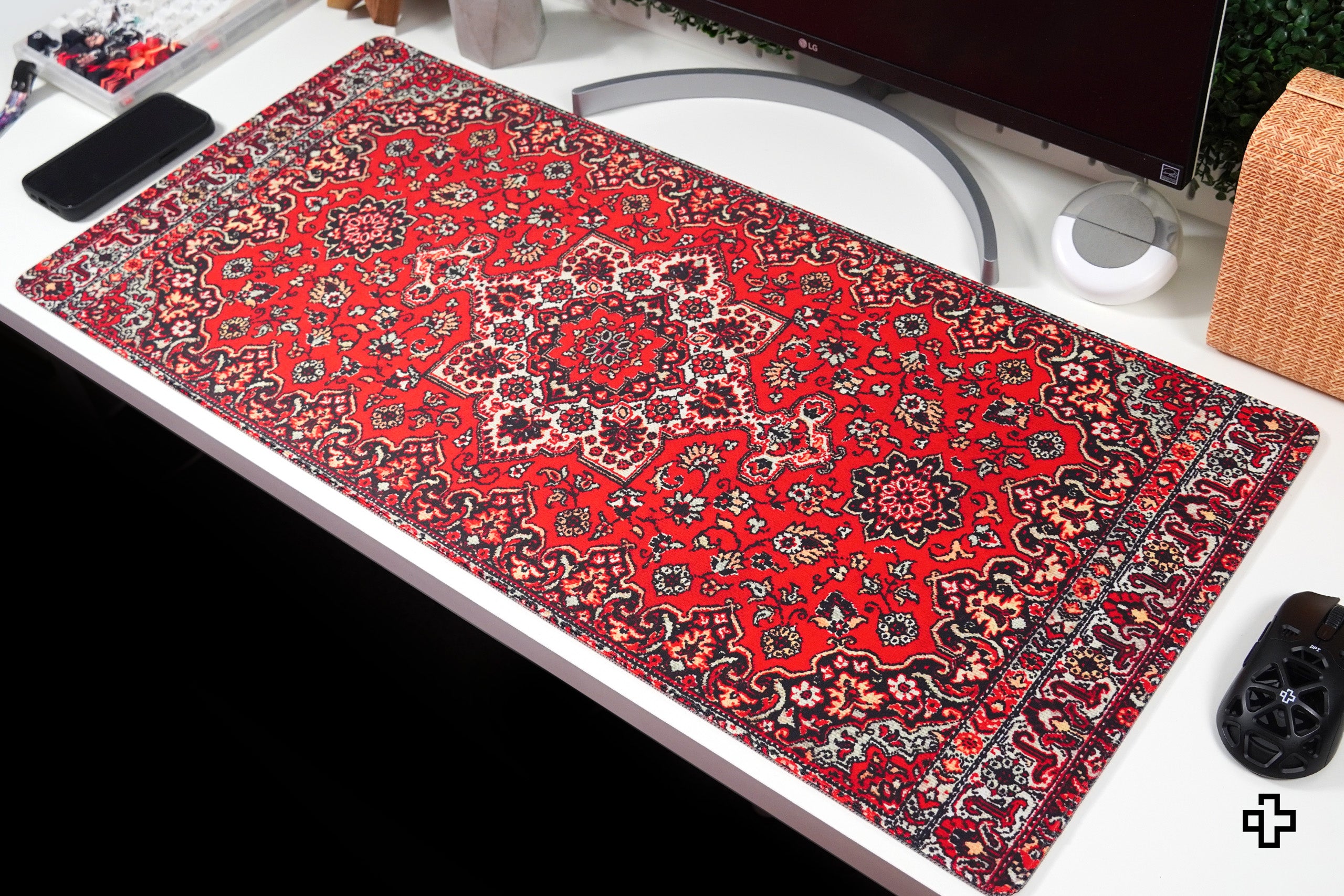 Deskmat Mousepad QwertyKey Balcanic 4mm margini cusute