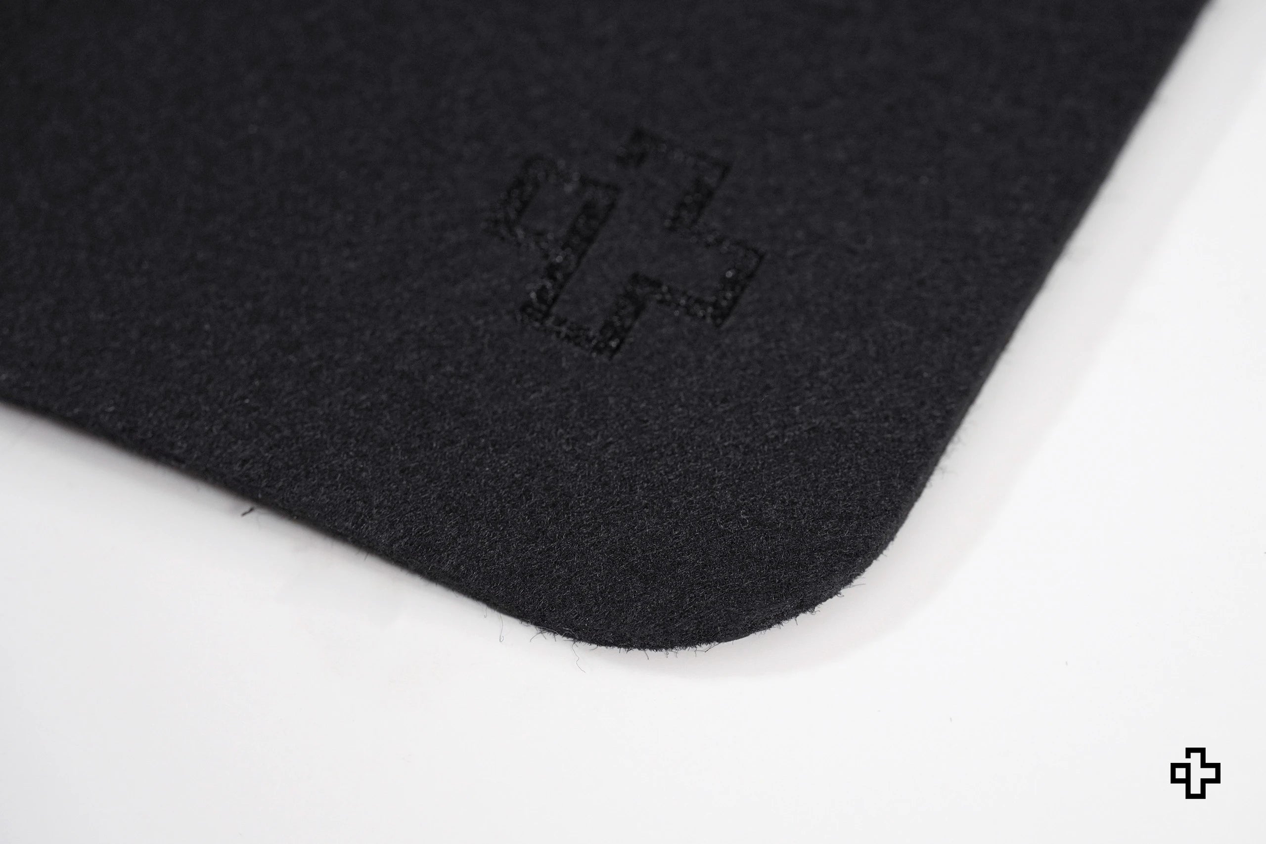 Office Desk Pad Mousepad QwertyKey Black Felt