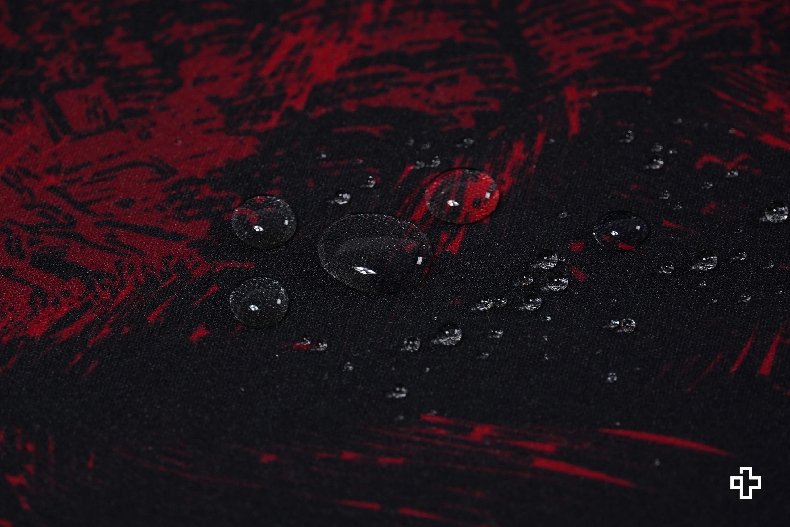 Deskmat Mousepad QwertyKey Dracula 4mm stitched edges