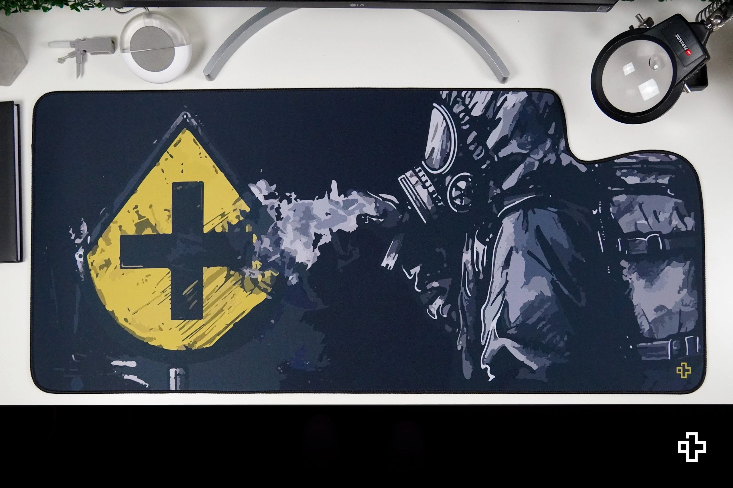 Deskmat Mousepad QwertyKey Fallout 4mm stitched edges