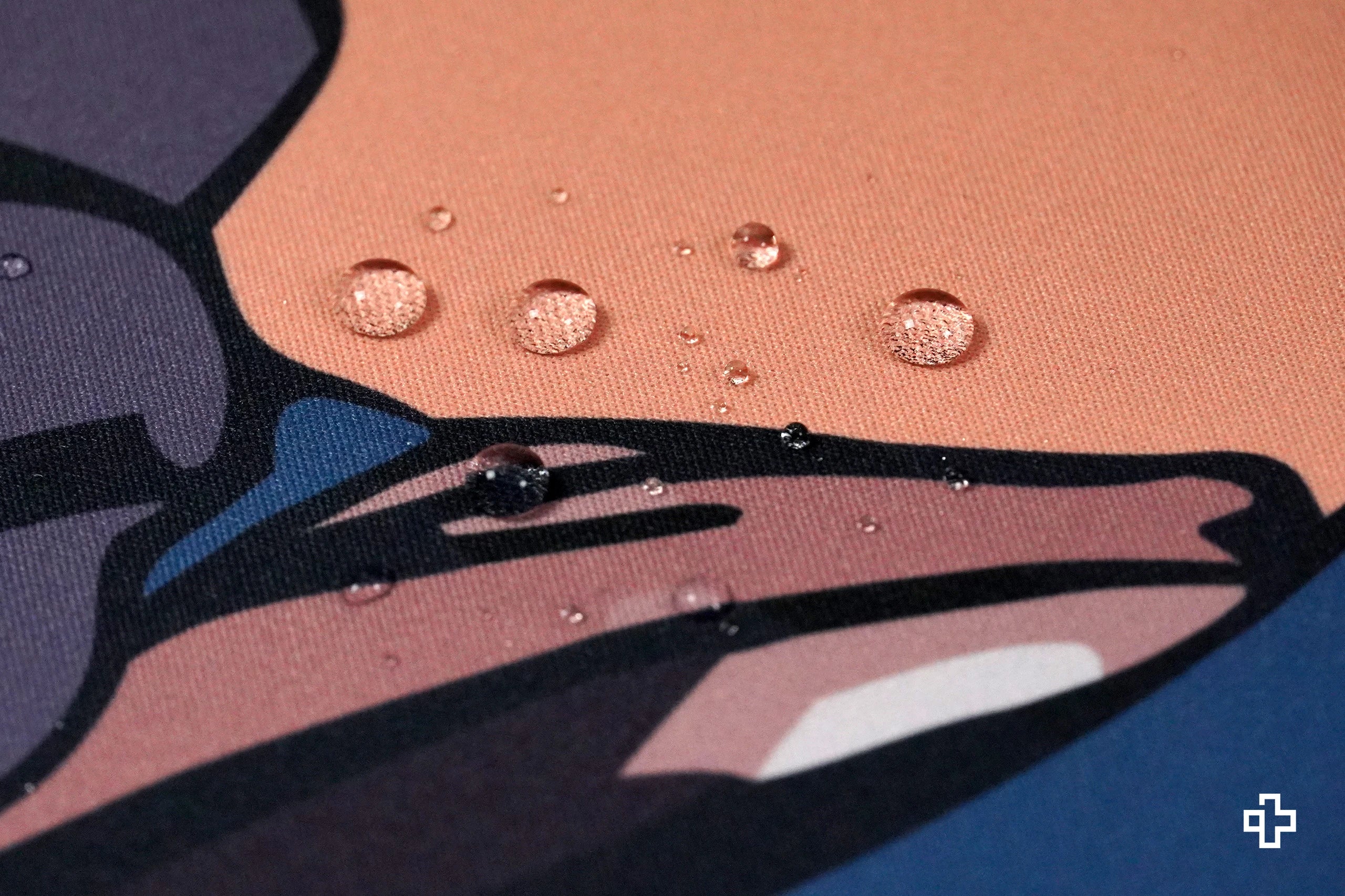 Deskmat Mousepad QwertyKey Western 4mm stitched edges