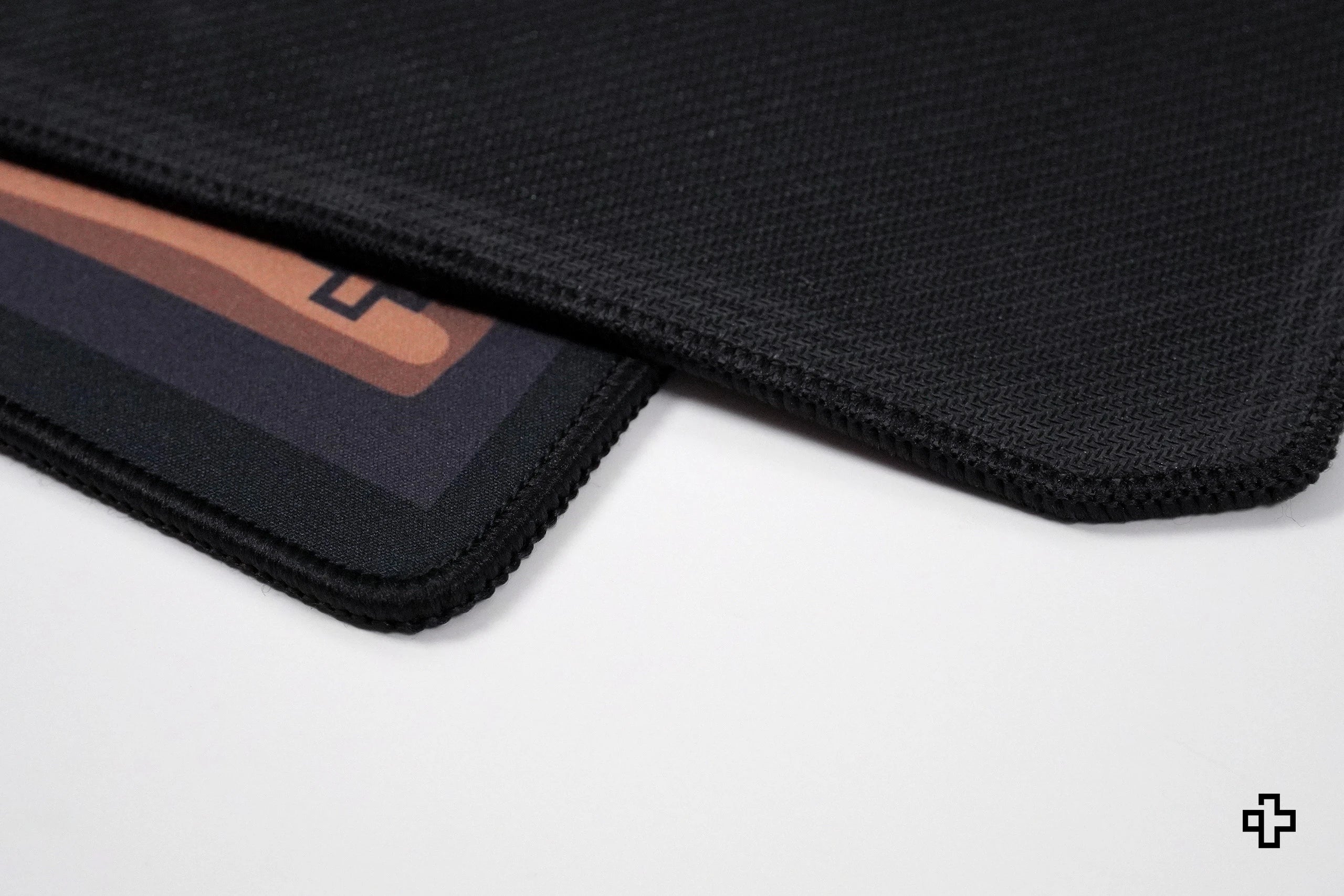 Deskmat Mousepad QwertyKey Wood 4mm stitched edges