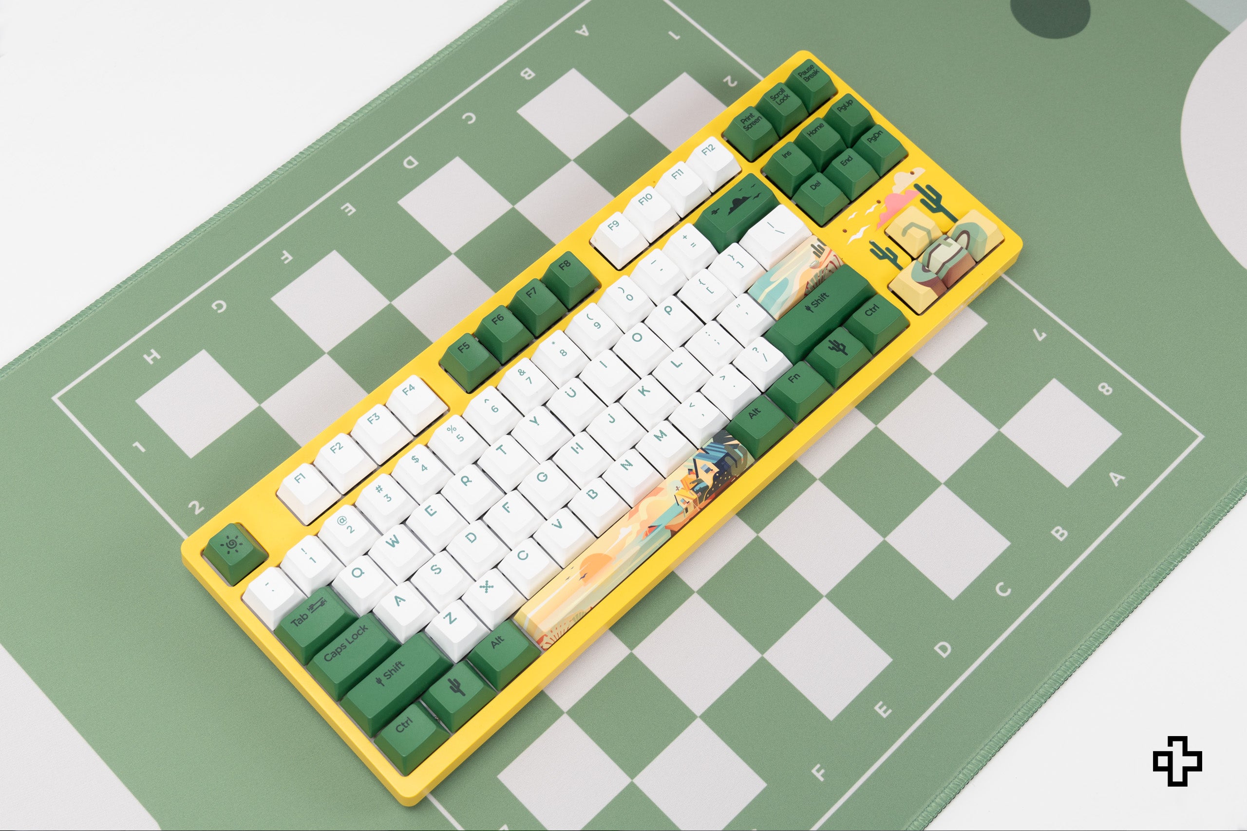 Deskmat Mousepad QwertyKey Chess 4mm margini cusute