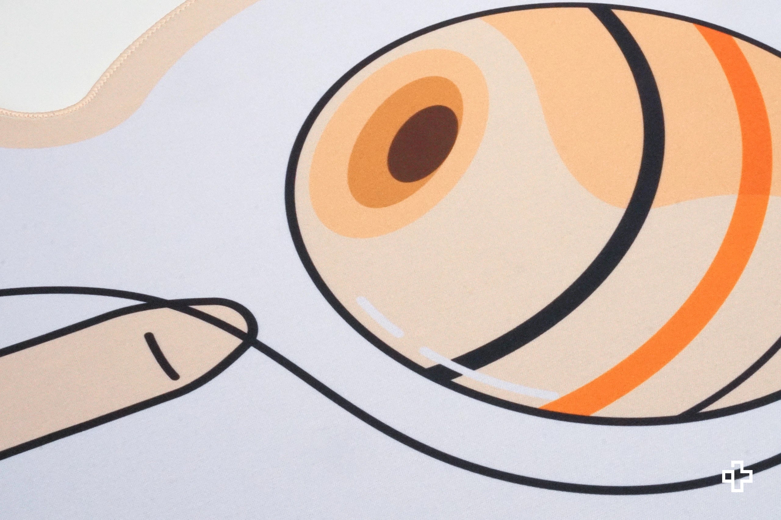 Deskmat Mousepad QwertyKey Kendama 4mm stitched edges