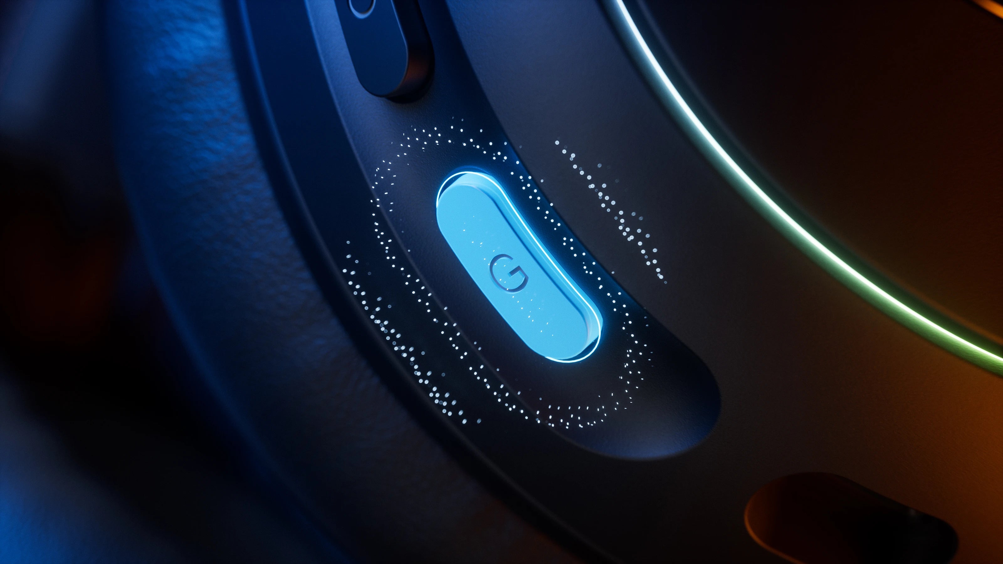 Casti gaming wireless QwertyKey Pulse, Trio Mode, RGB, Software, Microfon cu functie de Noise Canceling cu AI