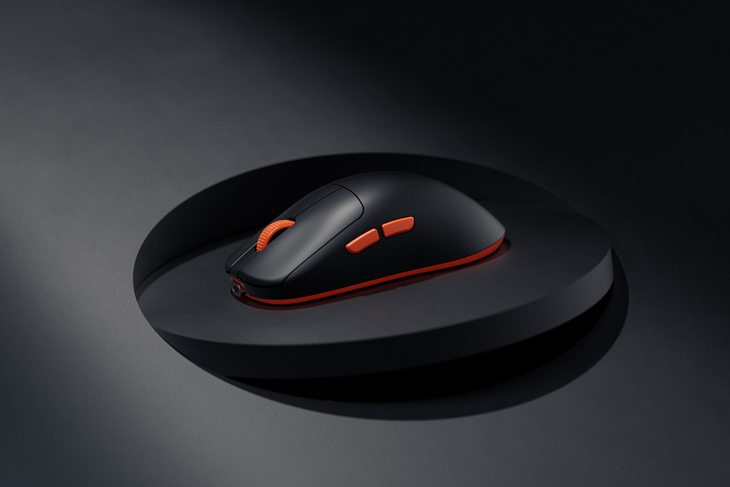 QwertyKey Falcon Black Gaming Mouse 8K, 30,000 DPI, Bluetooth Wireless Trio Mode, Pixart 3950