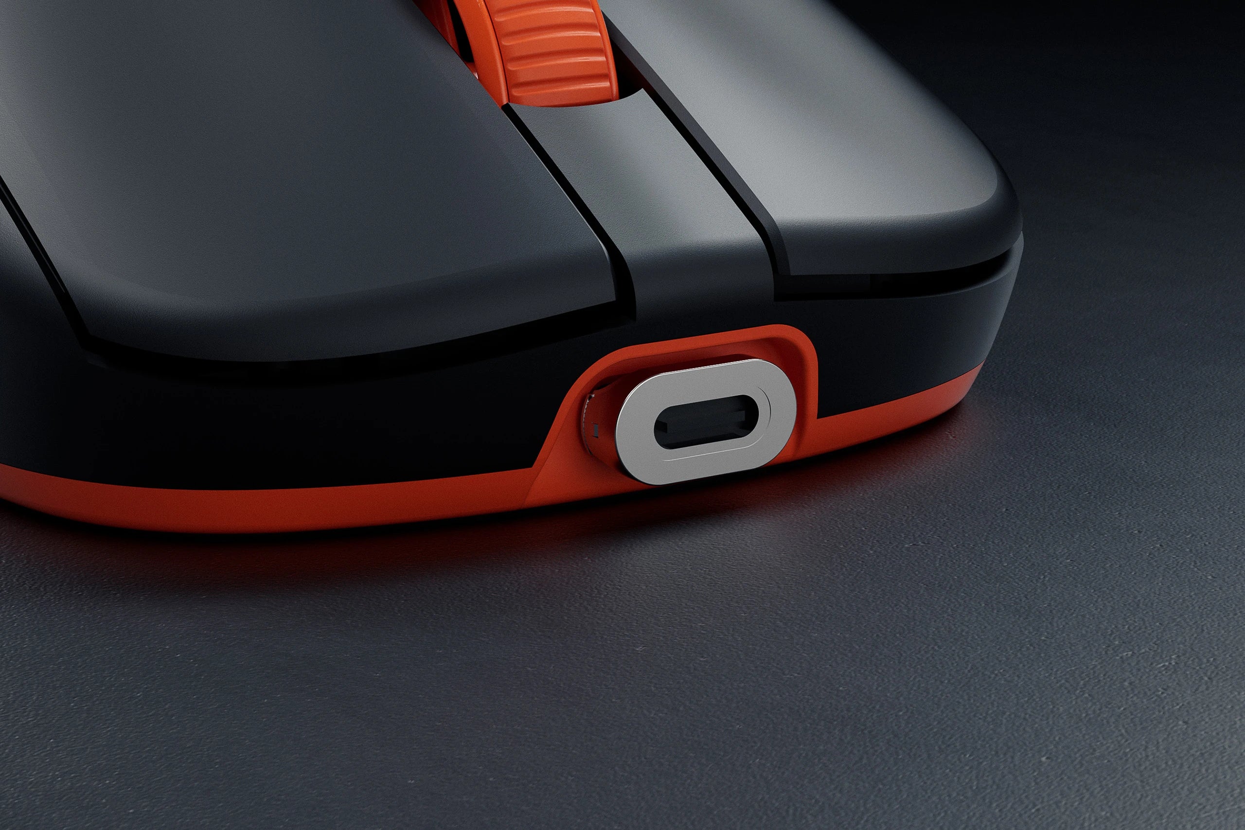 QwertyKey Falcon Black Gaming Mouse 8K, 30,000 DPI, Bluetooth Wireless Trio Mode, Pixart 3950