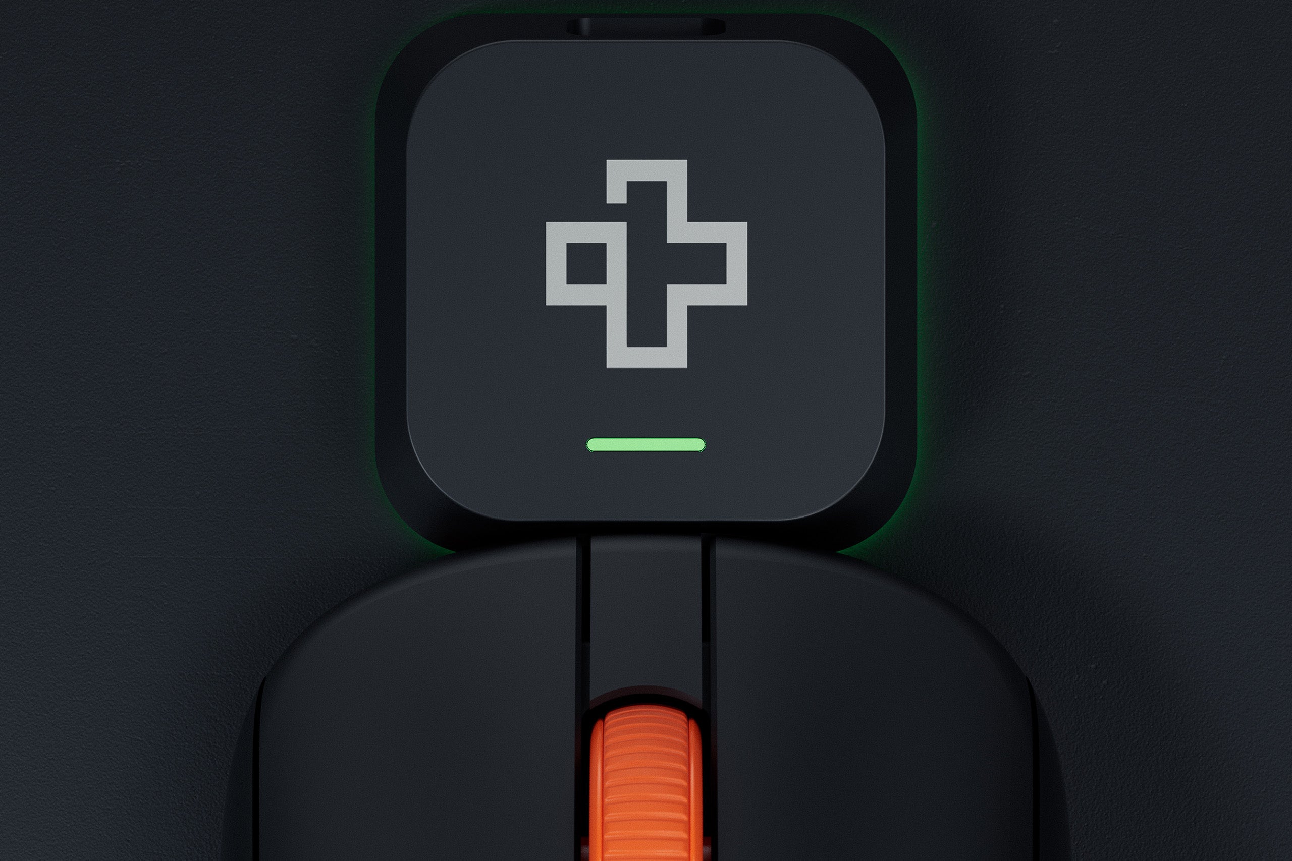 QwertyKey Falcon Black Gaming Mouse 8K, 30,000 DPI, Bluetooth Wireless Trio Mode, Pixart 3950