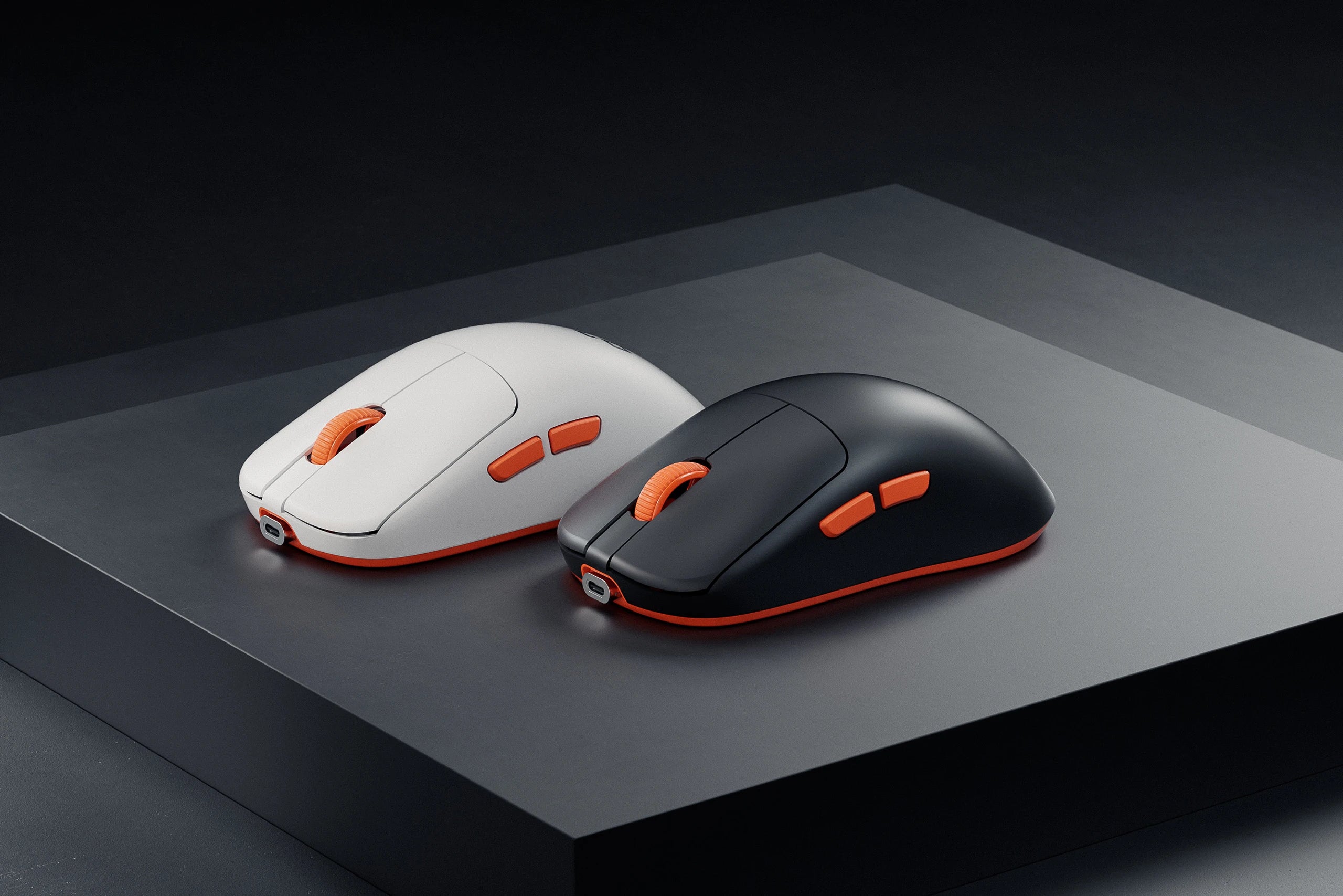 QwertyKey Falcon Black Gaming Mouse 8K, 30,000 DPI, Bluetooth Wireless Trio Mode, Pixart 3950