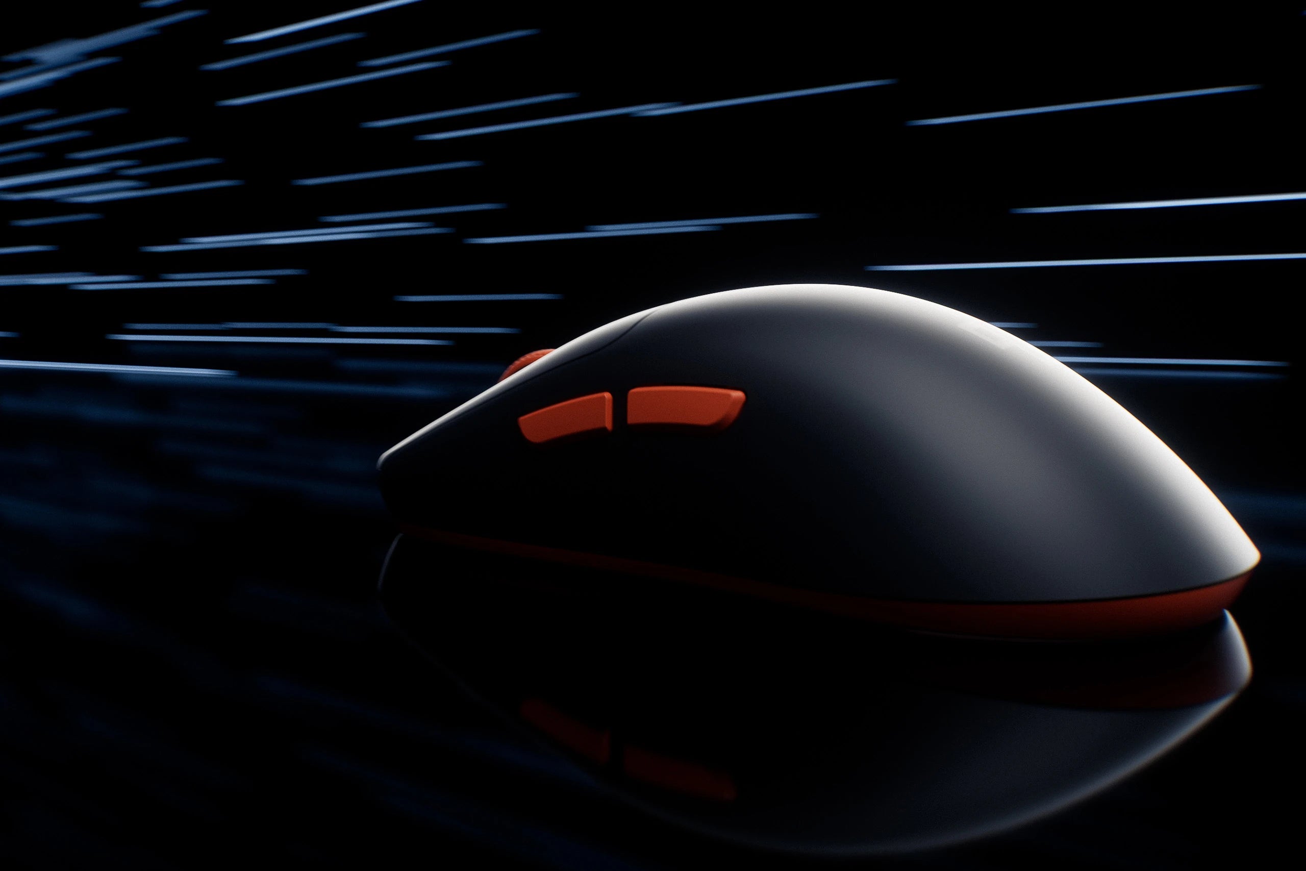 QwertyKey Falcon Black Gaming Mouse 8K, 30,000 DPI, Bluetooth Wireless Trio Mode, Pixart 3950