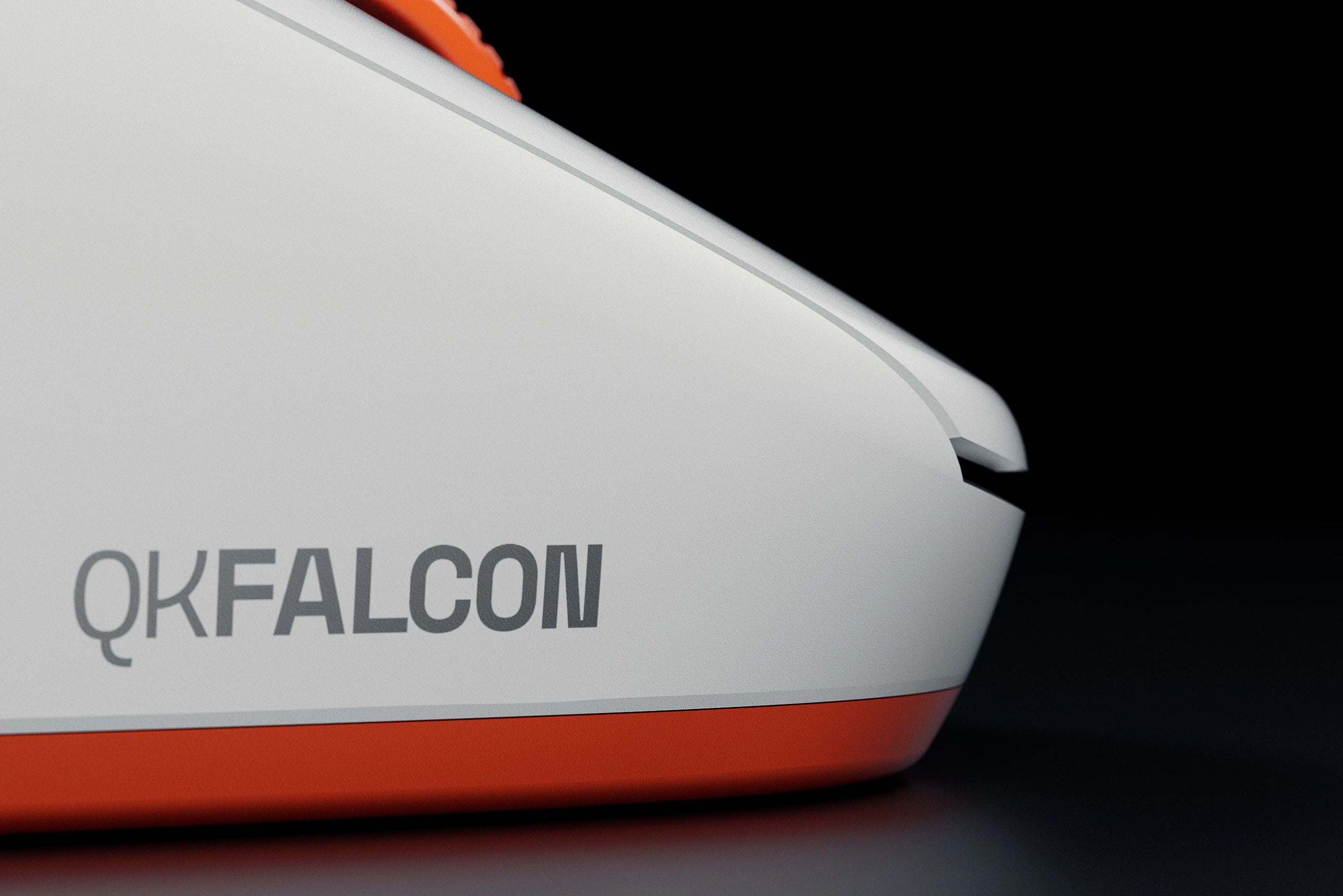 QwertyKey Falcon White Gaming Mouse 8K, 30,000 DPI, Bluetooth Wireless Tri-Mode, Pixart 3950
