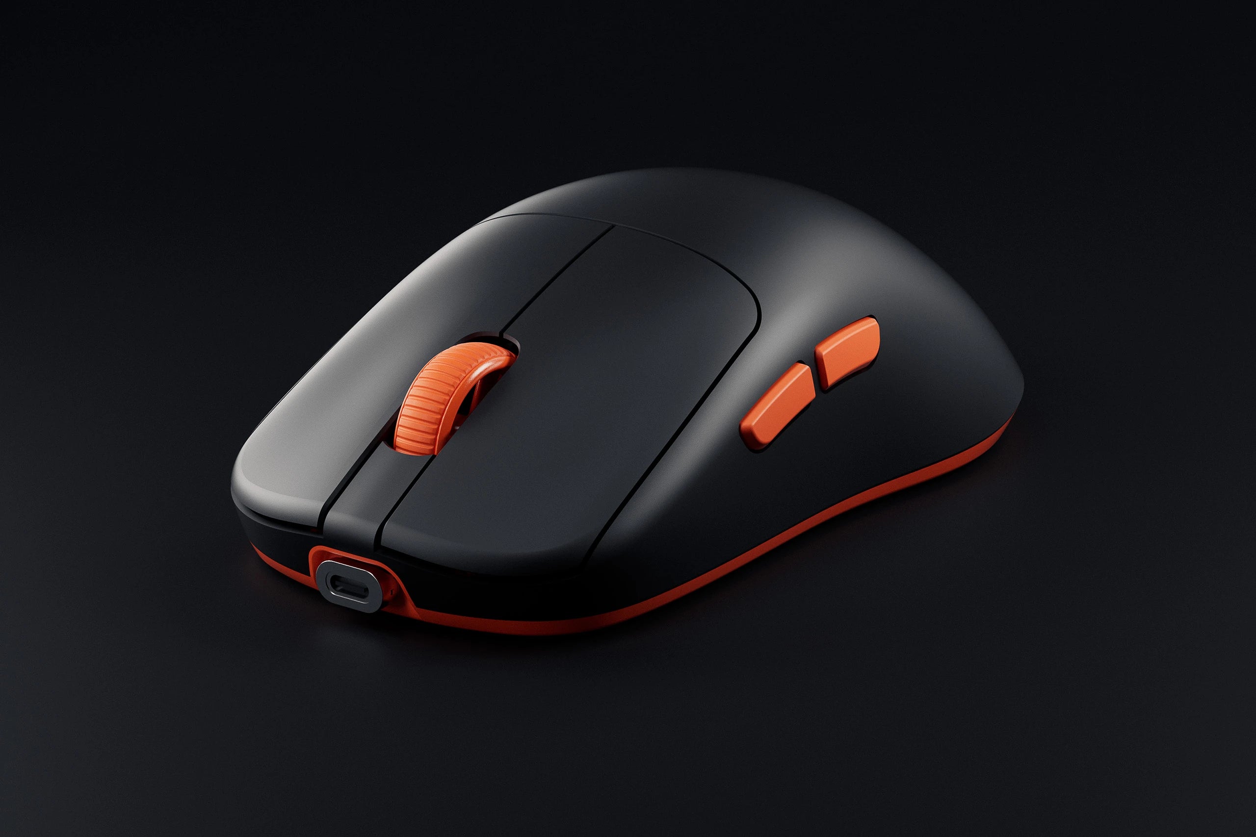 QwertyKey Falcon Black Gaming Mouse 8K, 30,000 DPI, Bluetooth Wireless Trio Mode, Pixart 3950