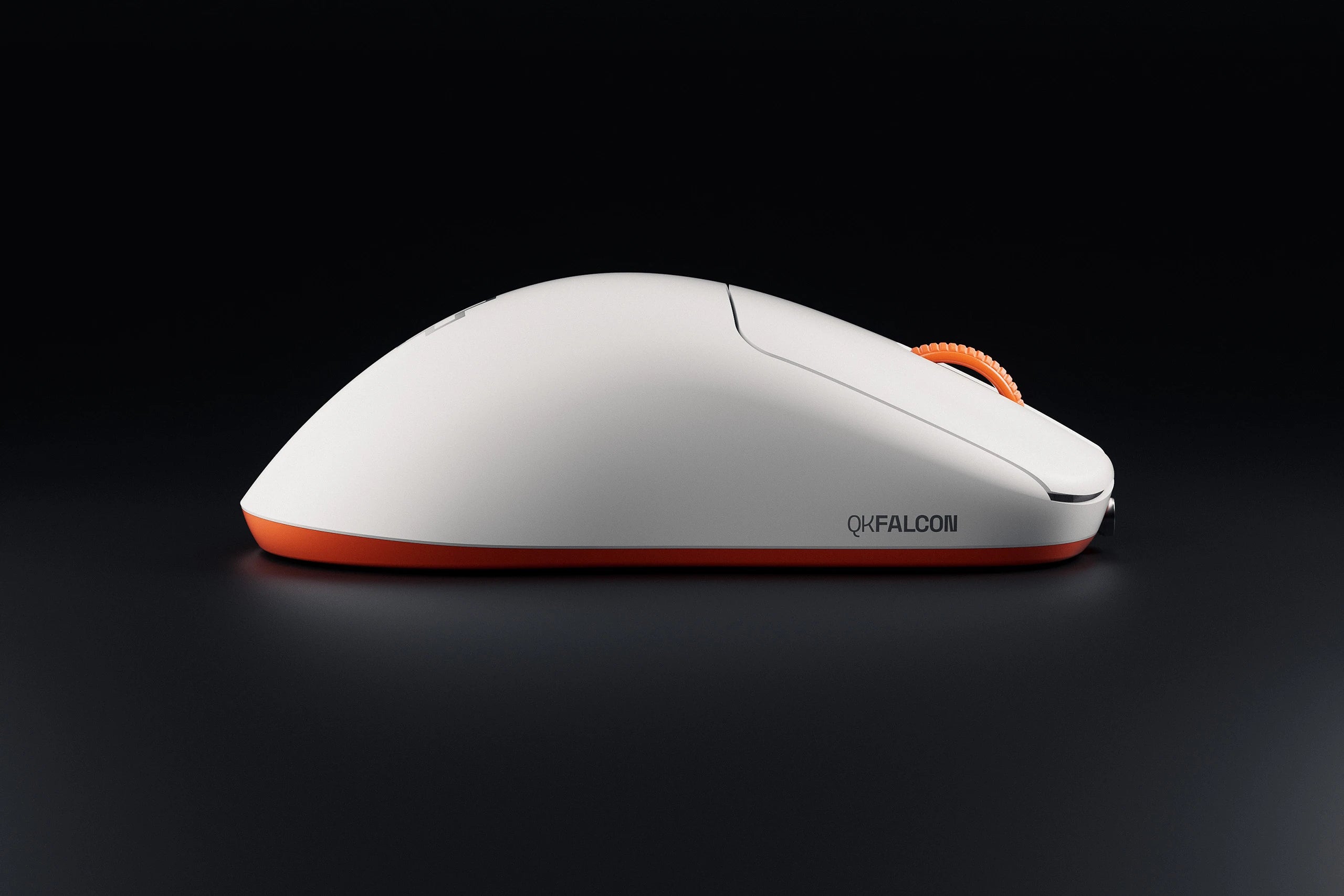 QwertyKey Falcon White Gaming Mouse 8K, 30,000 DPI, Bluetooth Wireless Tri-Mode, Pixart 3950