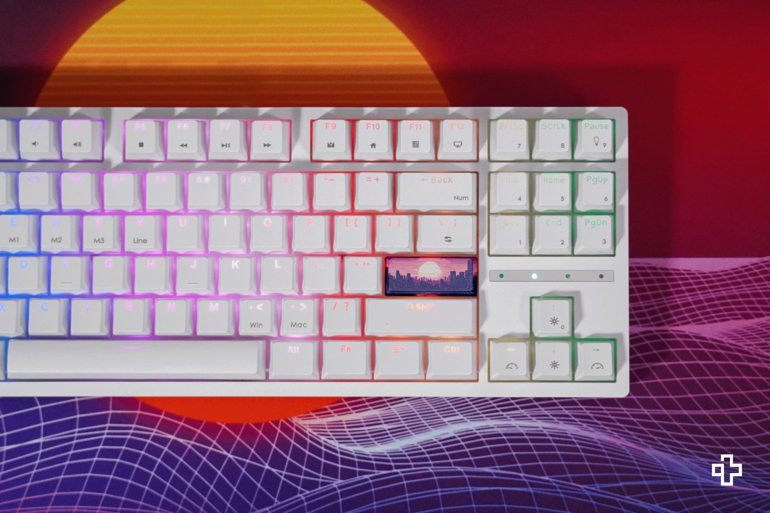 QwertyKey H87 Alba Bluetooth Wireless Hotswap RGB Tastatura Mecanica Gaming