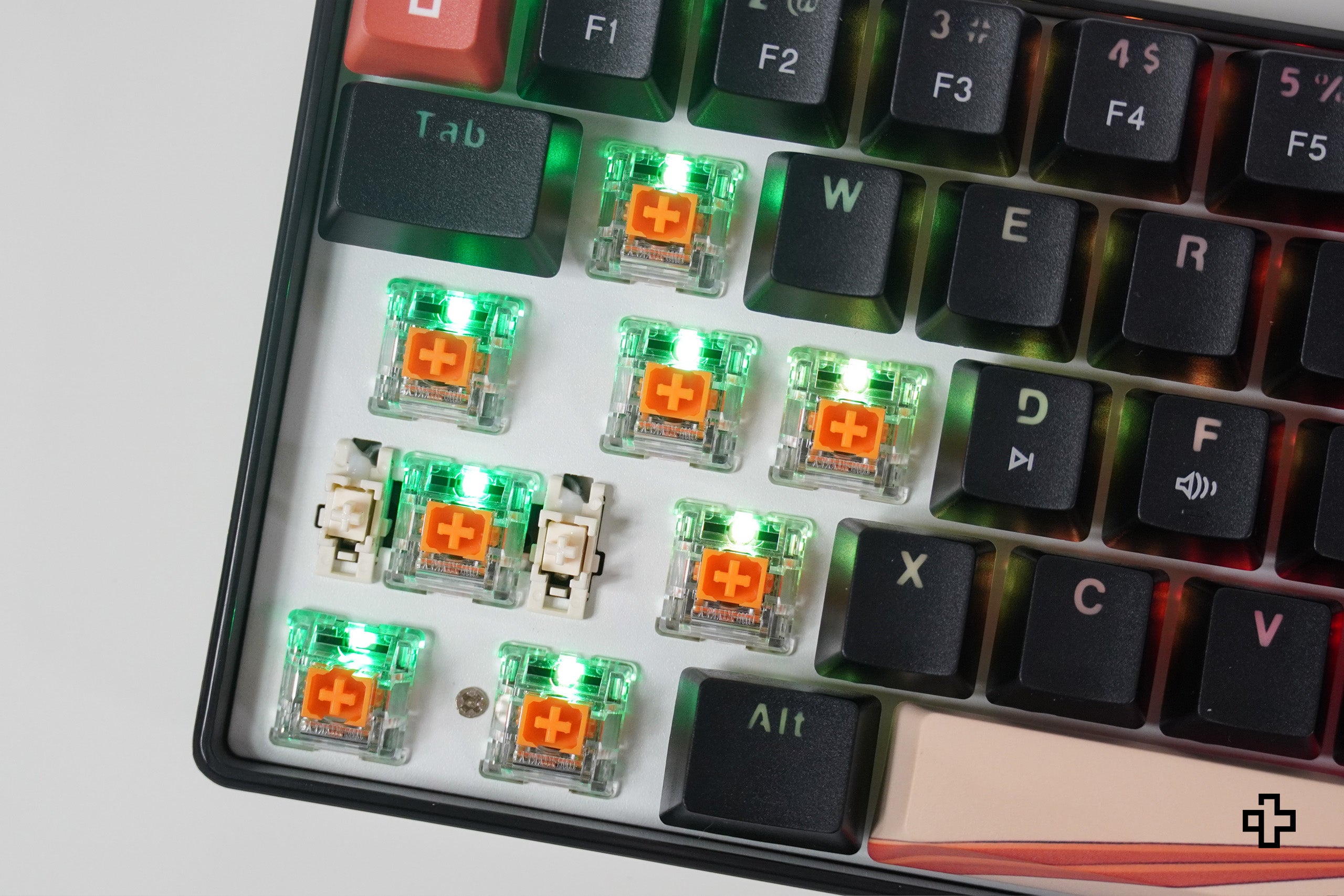 QwertyKey Rice V3 Black Hotswap RGB Software Mechanical Gaming Keyboard