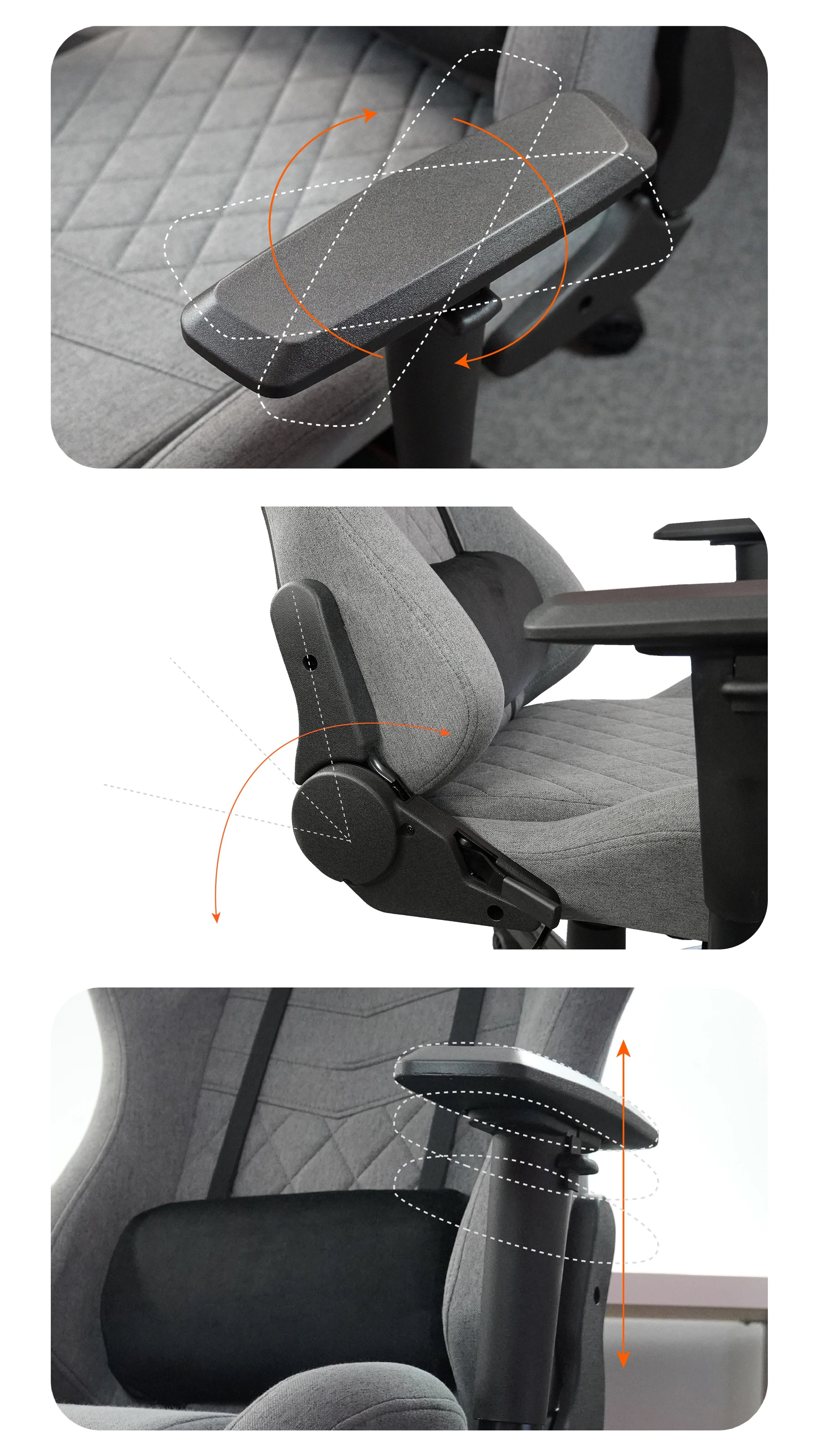 Scaun Gaming QwertyKey - QK/ALT, gri