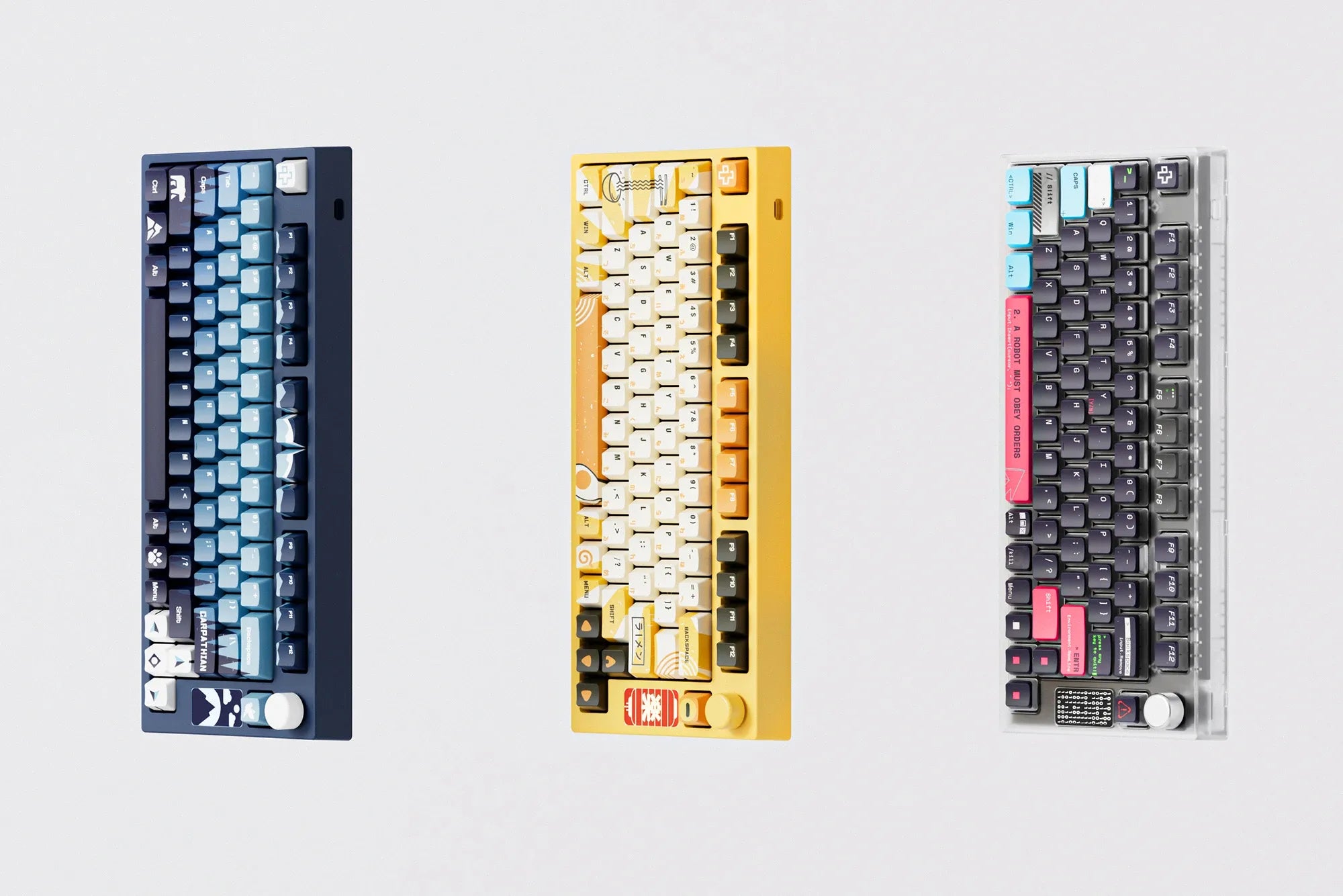 QwertyKey75 Terminal Bluetooth Wireless Hotswap RGB VIA/QMK Gasket Mounted Gaming Mechanical Keyboard