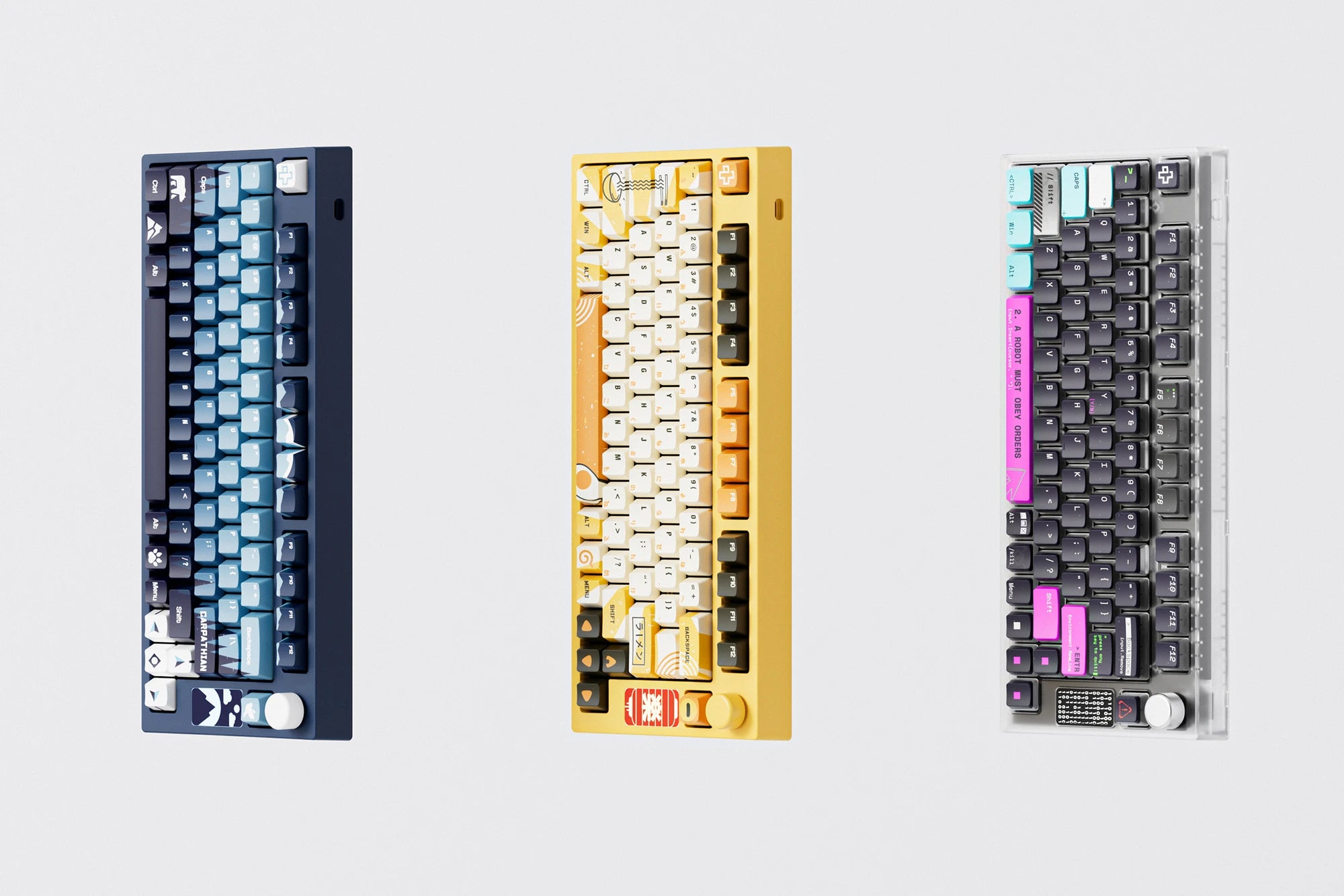 QwertyKey75 Carpathian Bluetooth Wireless Hotswap RGB VIA/QMK Gasket Mounted Gaming Mechanical Keyboard