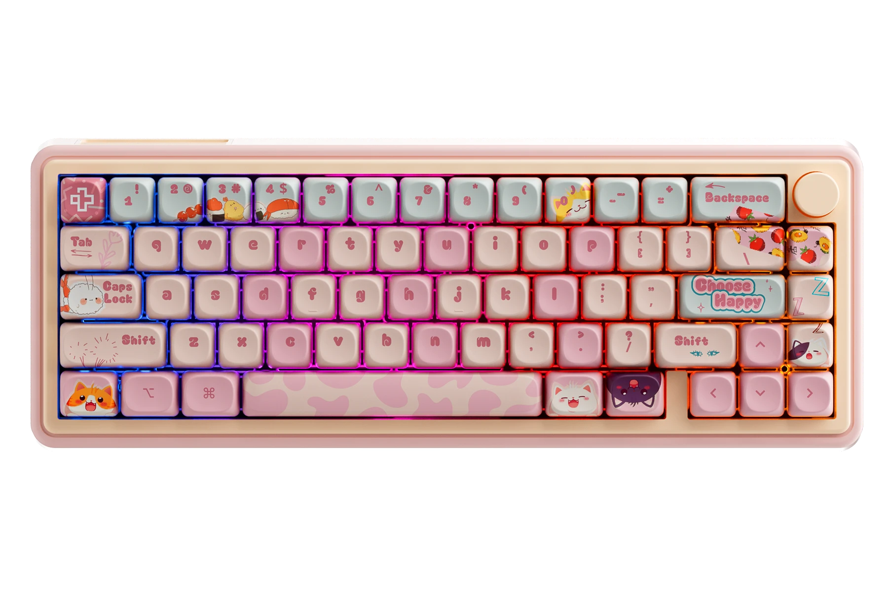 QwertyKey65 Pro Bliss Bluetooth Wireless VIA Hotswap RGB Tastatura Mecanica Gaming
