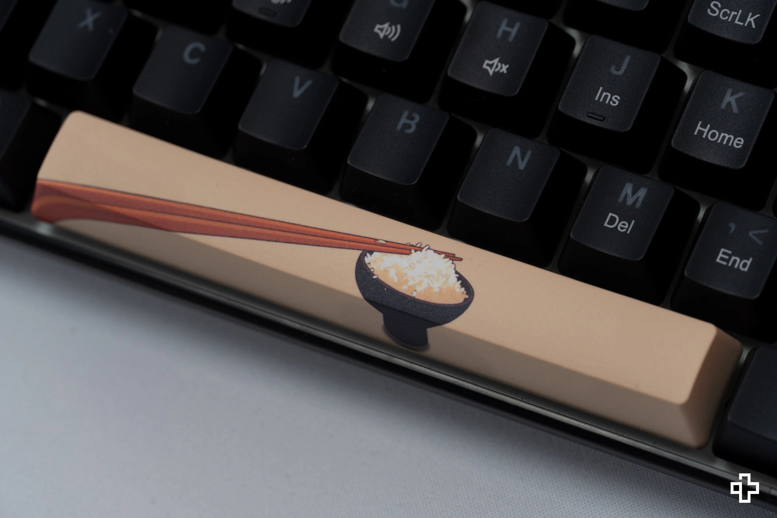 QwertyKey Rice V3 Black Hotswap RGB Software Mechanical Gaming Keyboard