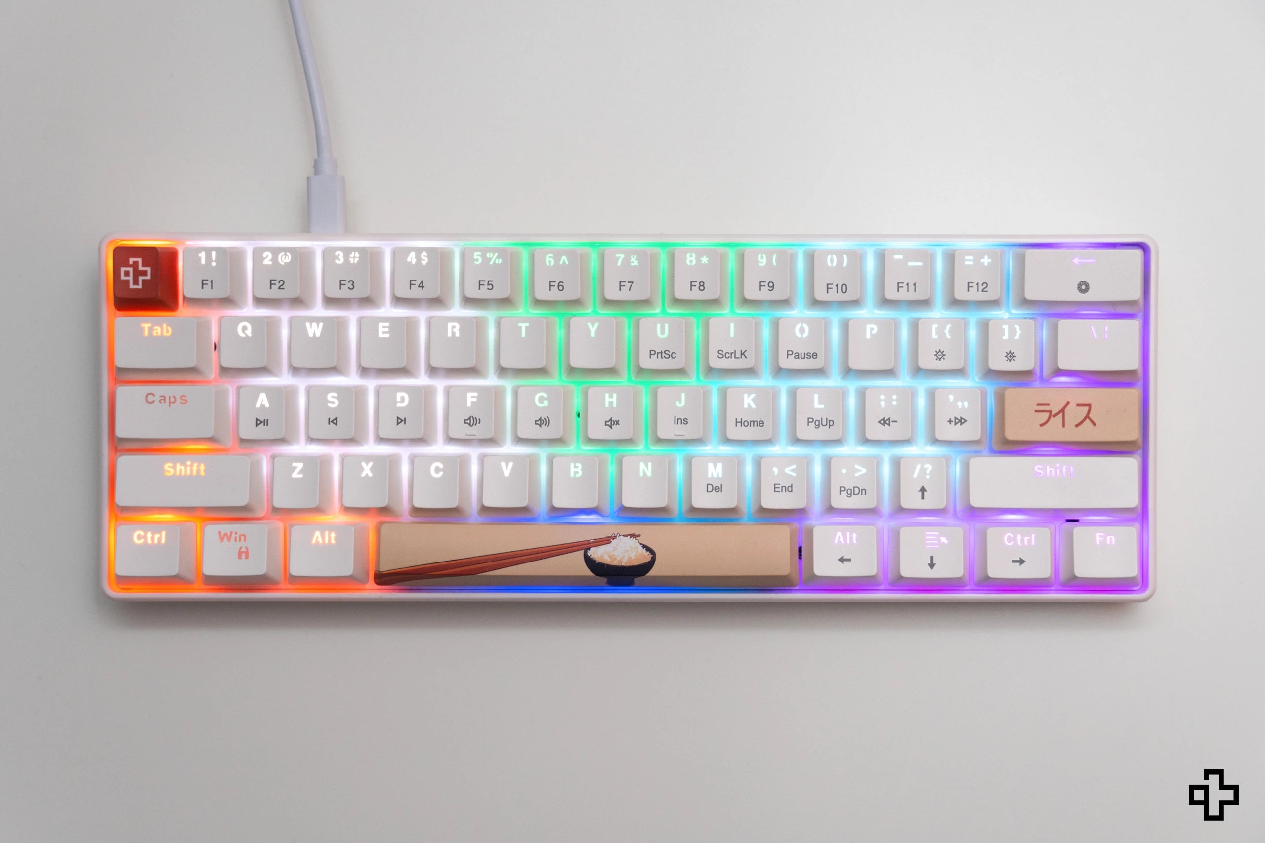 QwertyKey Rice V3 Alba Hotswap RGB Software Tastatura Mecanica Gaming