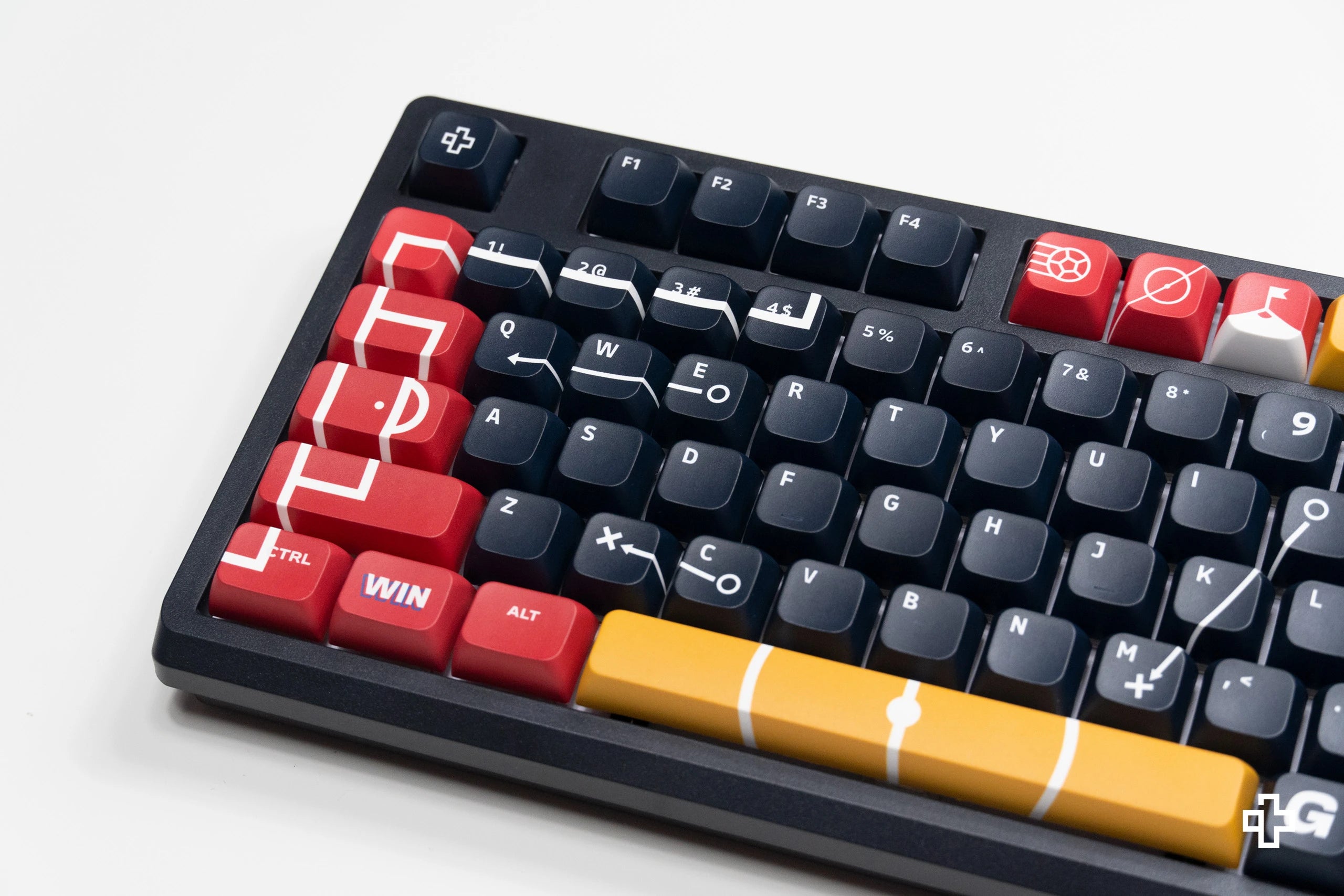 Set taste QwertyKey Euro 2024 Germania Profil XDA Material PBT