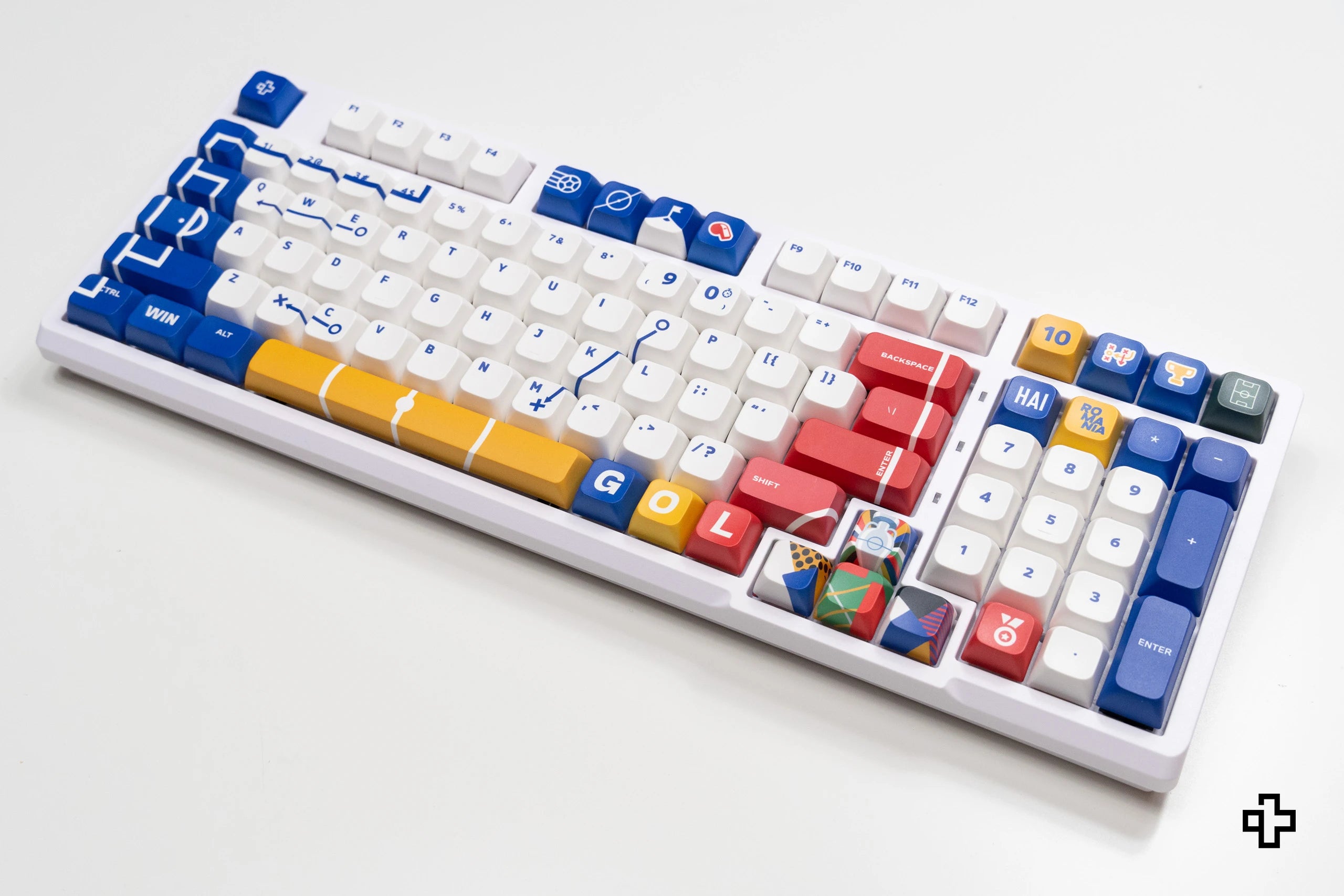 Set taste QwertyKey Euro 2024 Romania Profil XDA Material PBT
