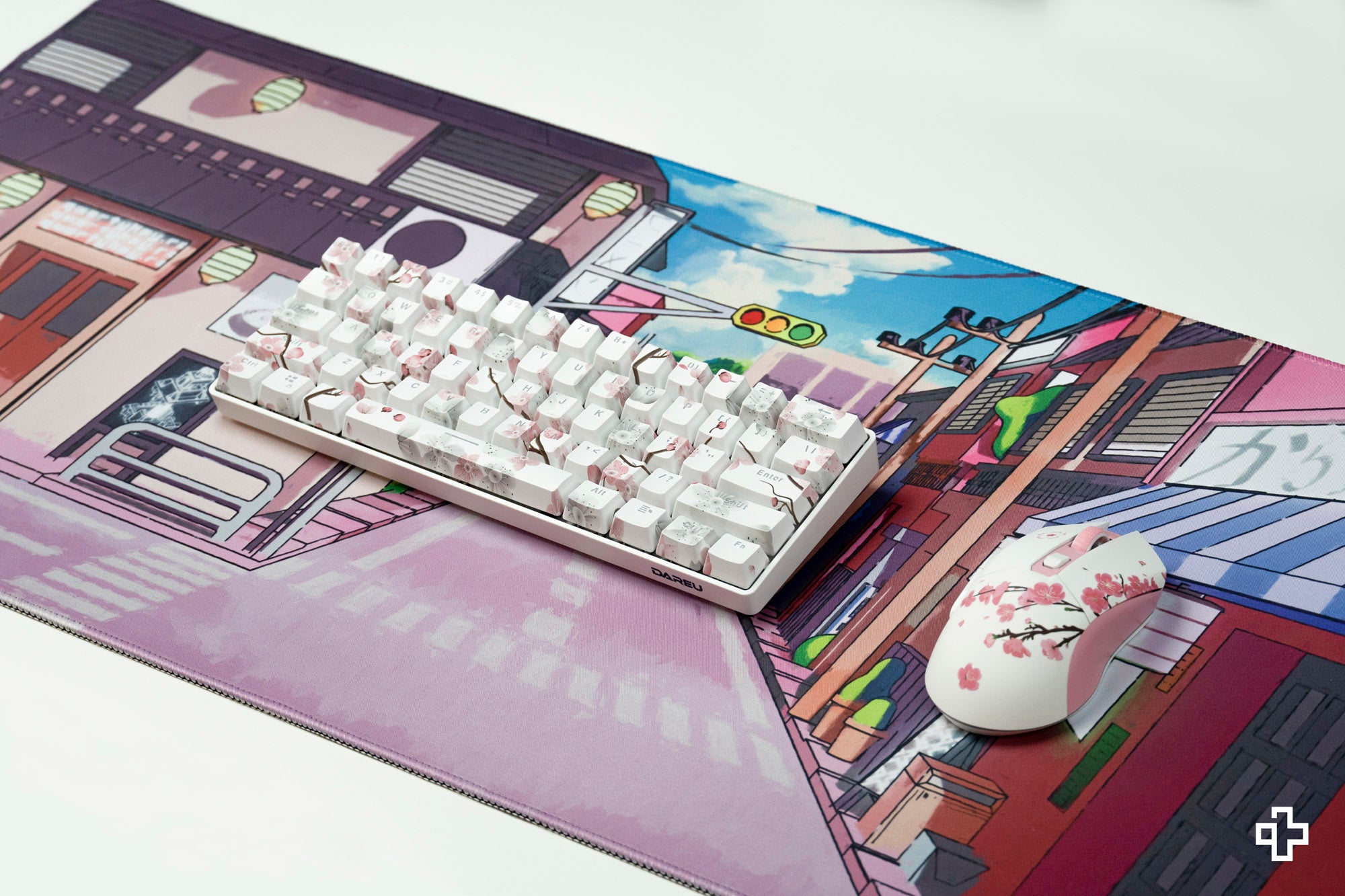 Deskmat Mousepad QwertyKey Japan Street 4mm margini cusute - QwertyKey